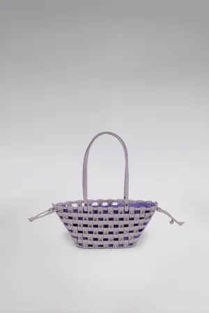 Small Weave Crescent Beach Bag