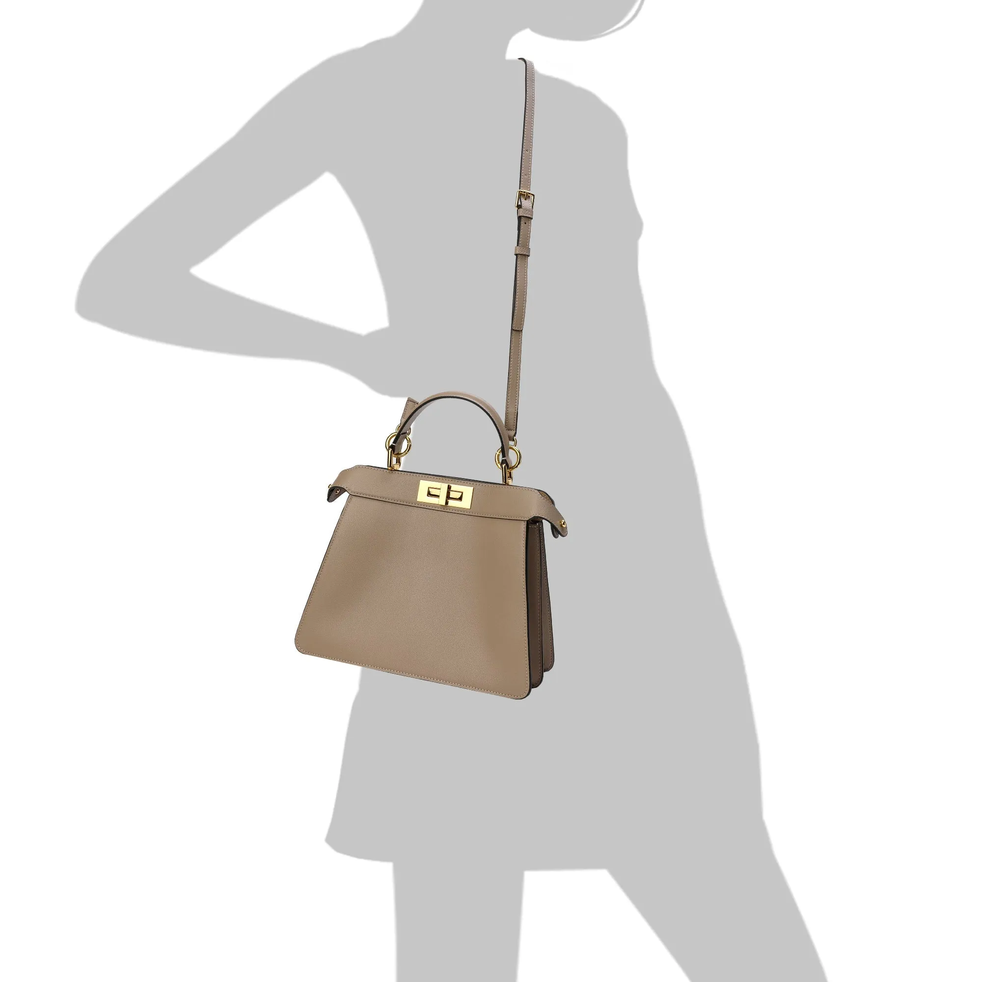 Smooth Nappa Leather Satchel/ Shoulder Bag