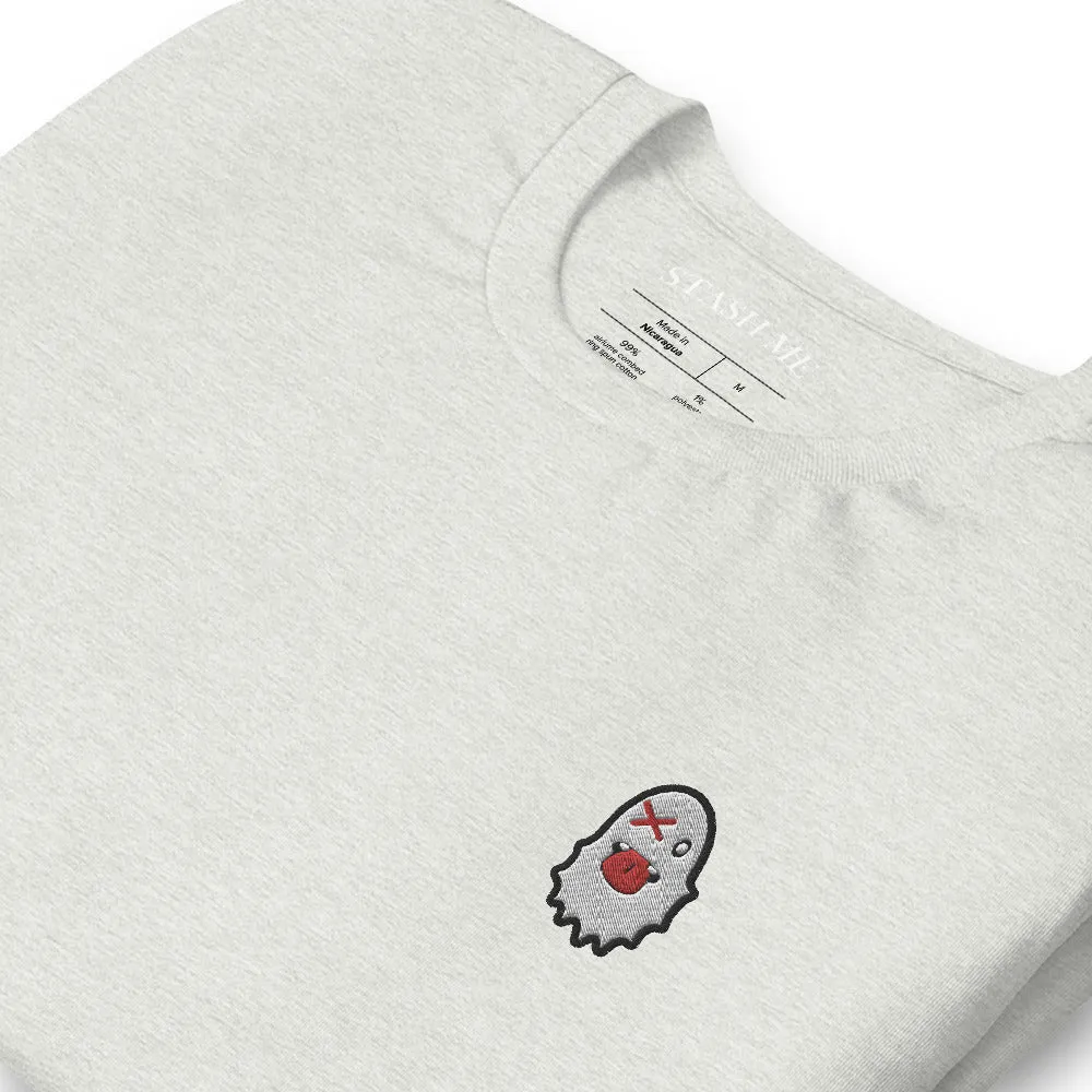 Stash Me - Embroidered Ghost T-Shirt
