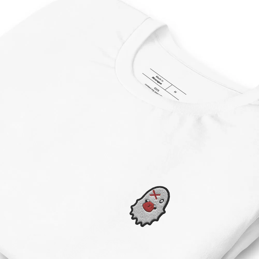 Stash Me - Embroidered Ghost T-Shirt