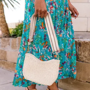Staycation Straw Shoulder / Crossbody Bag-FINAL SALE
