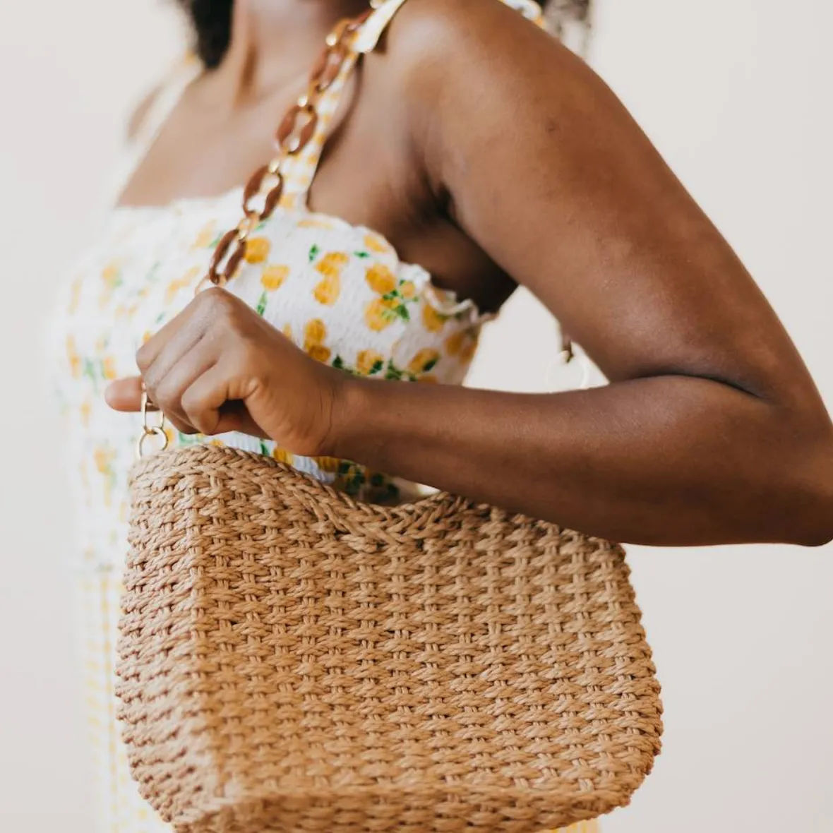 Staycation Straw Shoulder / Crossbody Bag-FINAL SALE