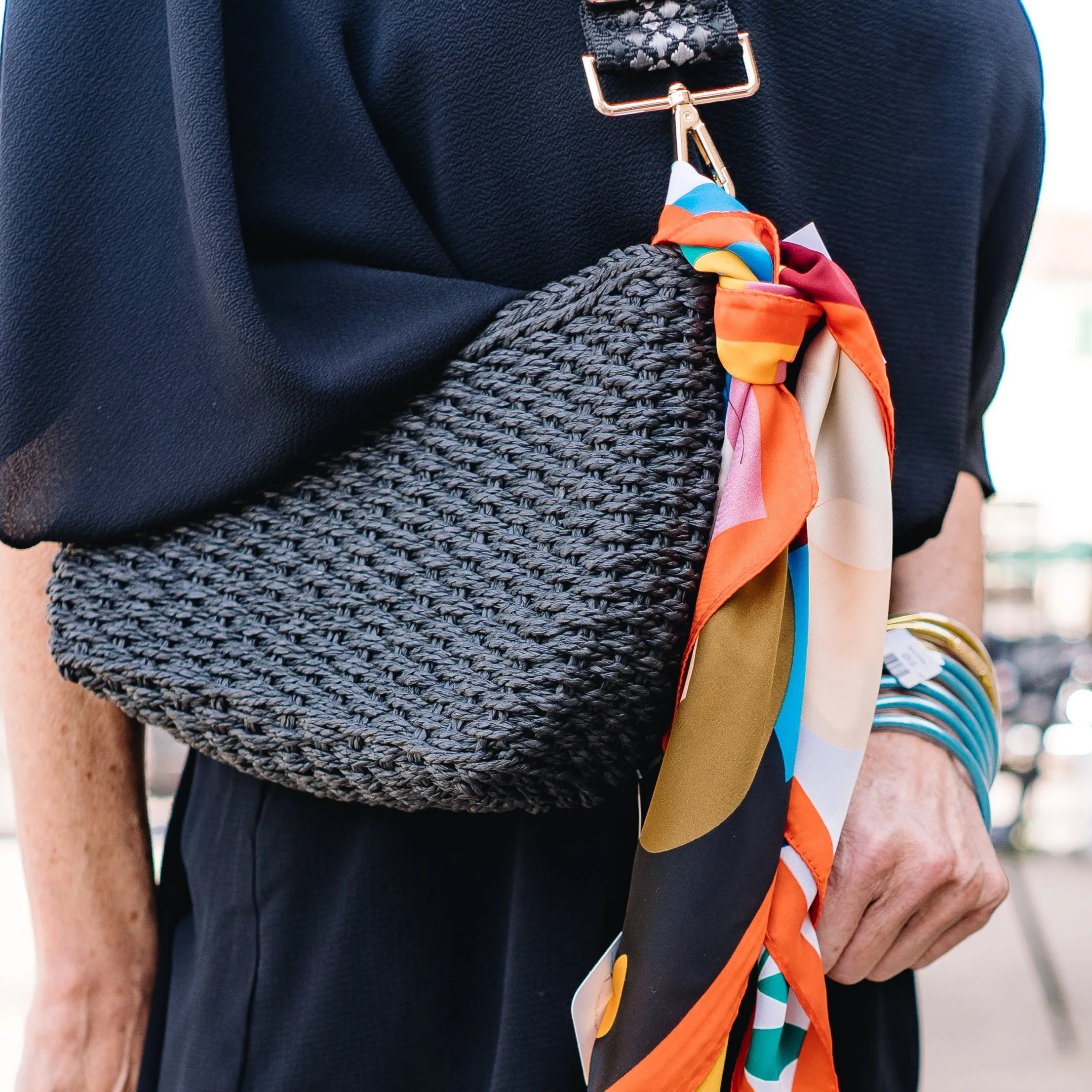 Staycation Straw Shoulder / Crossbody Bag-FINAL SALE