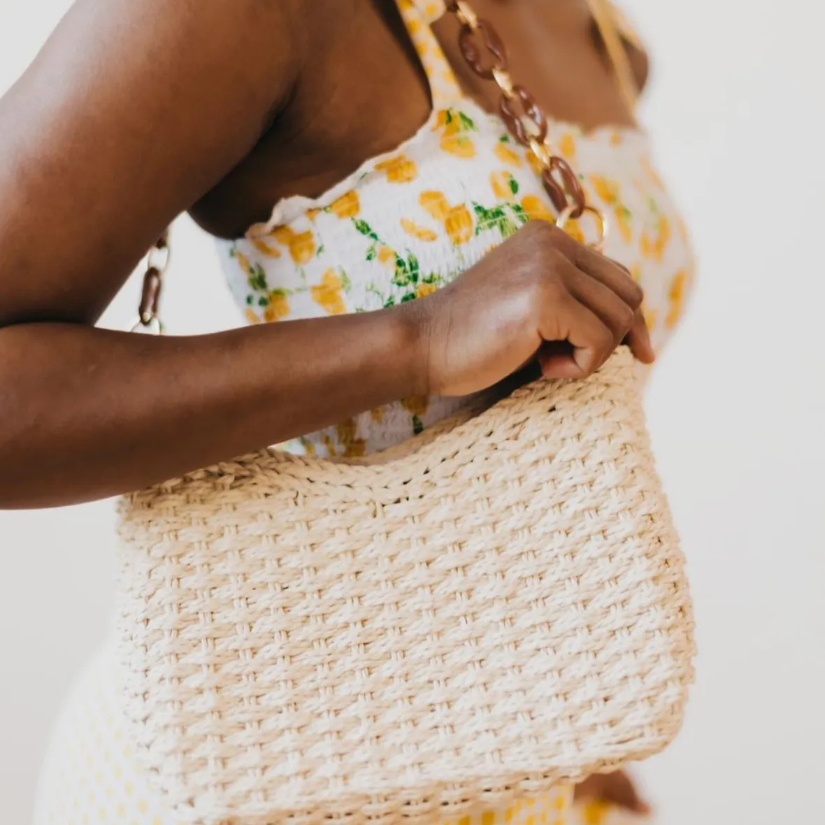 Staycation Straw Shoulder / Crossbody Bag-FINAL SALE