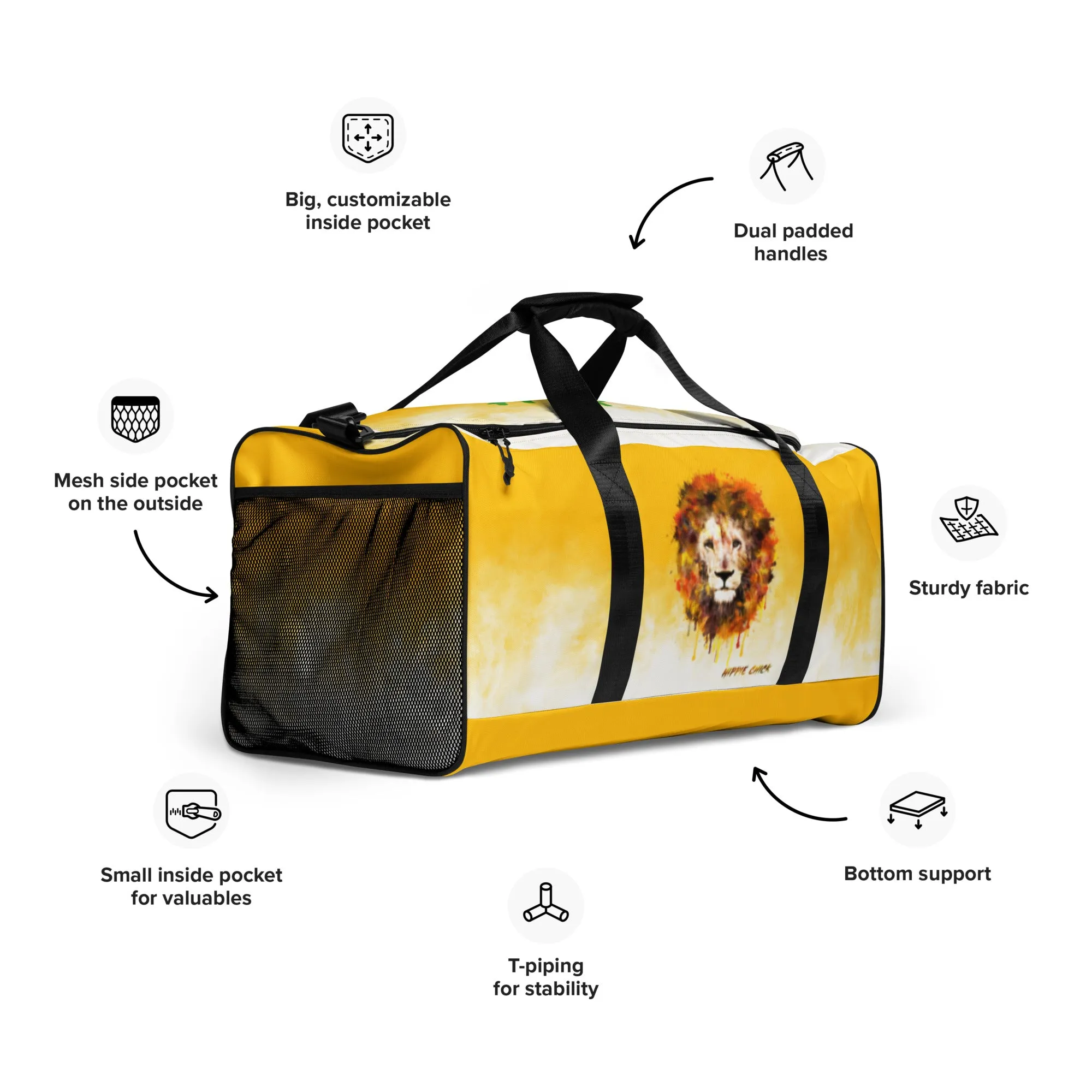 Sunny Day Duffle Bag - OG Hippie Dude