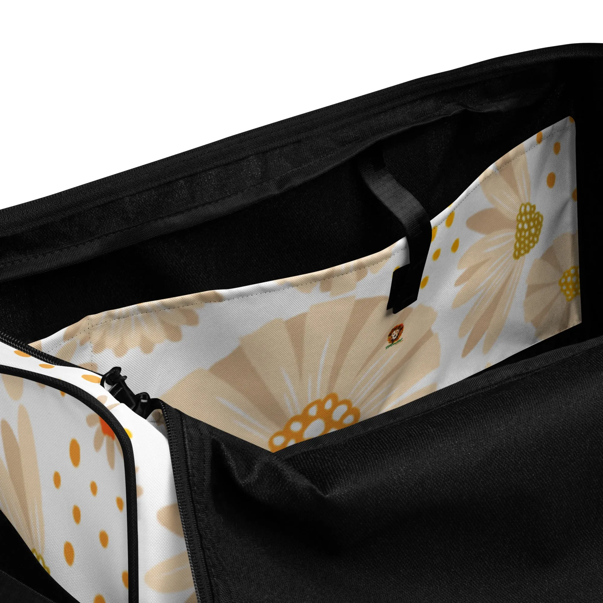 Tan Daisies Duffle Bag - OG Hippie Chick