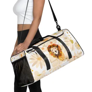 Tan Daisies Duffle Bag - OG Hippie Chick