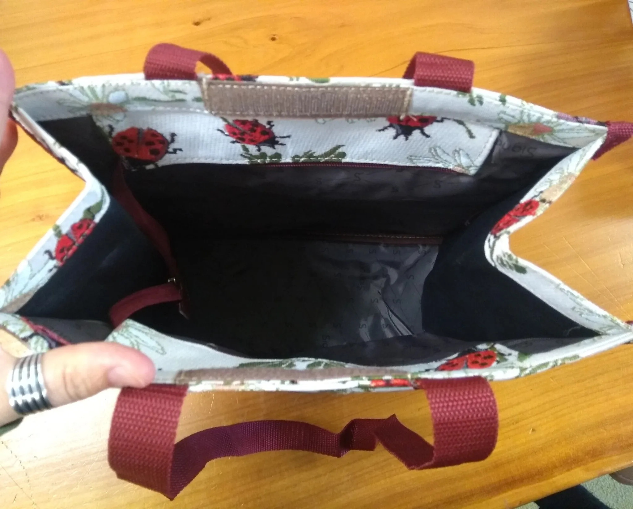 Tapestry Shopper Bag - Ladybug