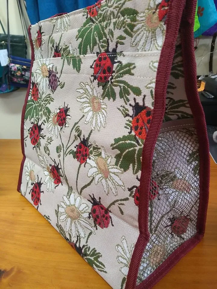 Tapestry Shopper Bag - Ladybug