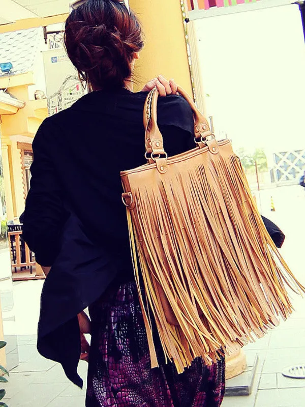 tassels shoulder bag