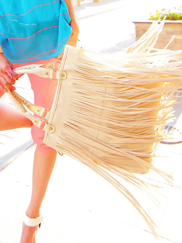 tassels shoulder bag