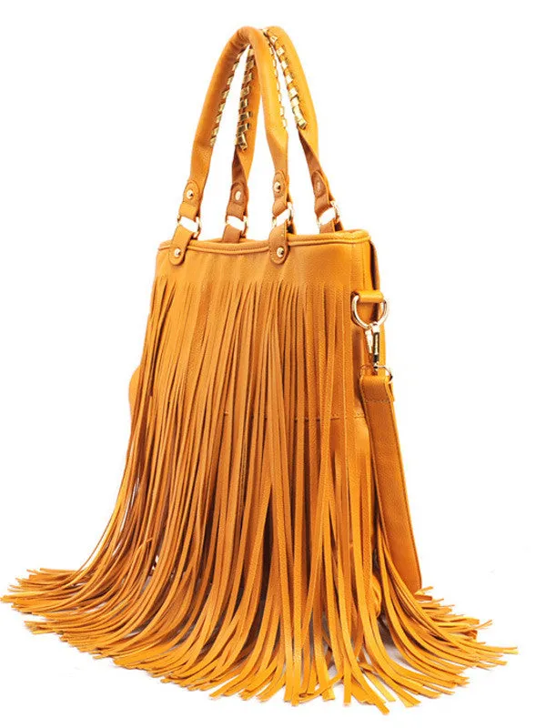tassels shoulder bag