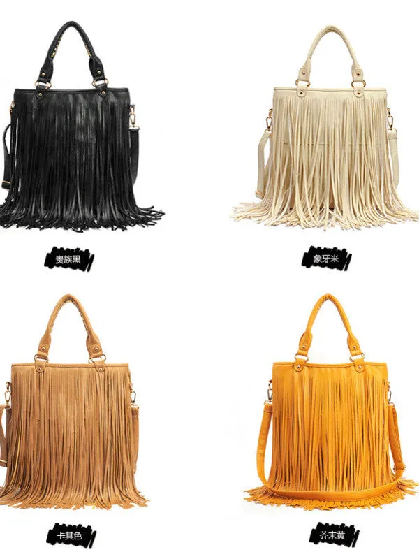 tassels shoulder bag