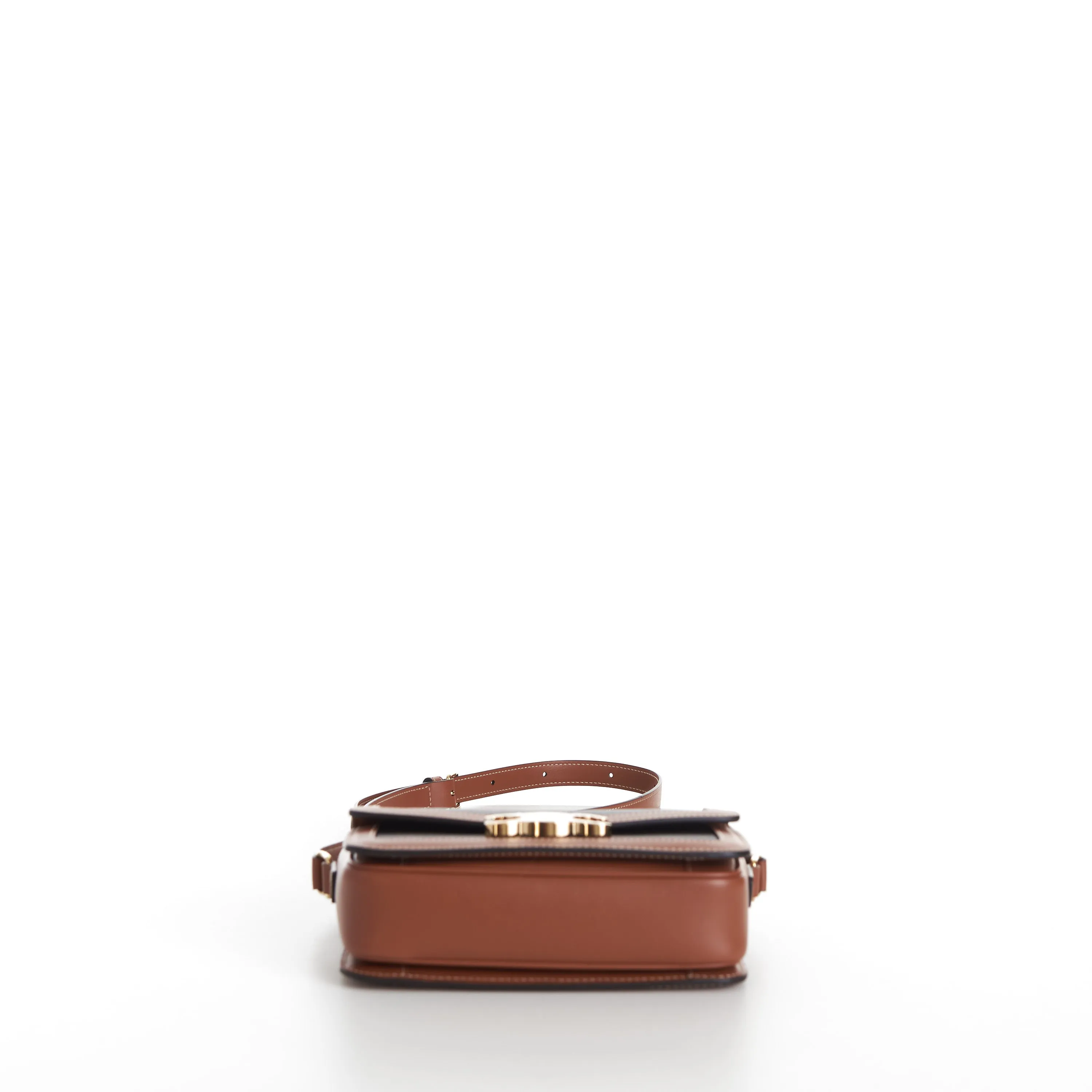Teen Triomphe Bag In Brown Triomphe Canvas And Calfskin