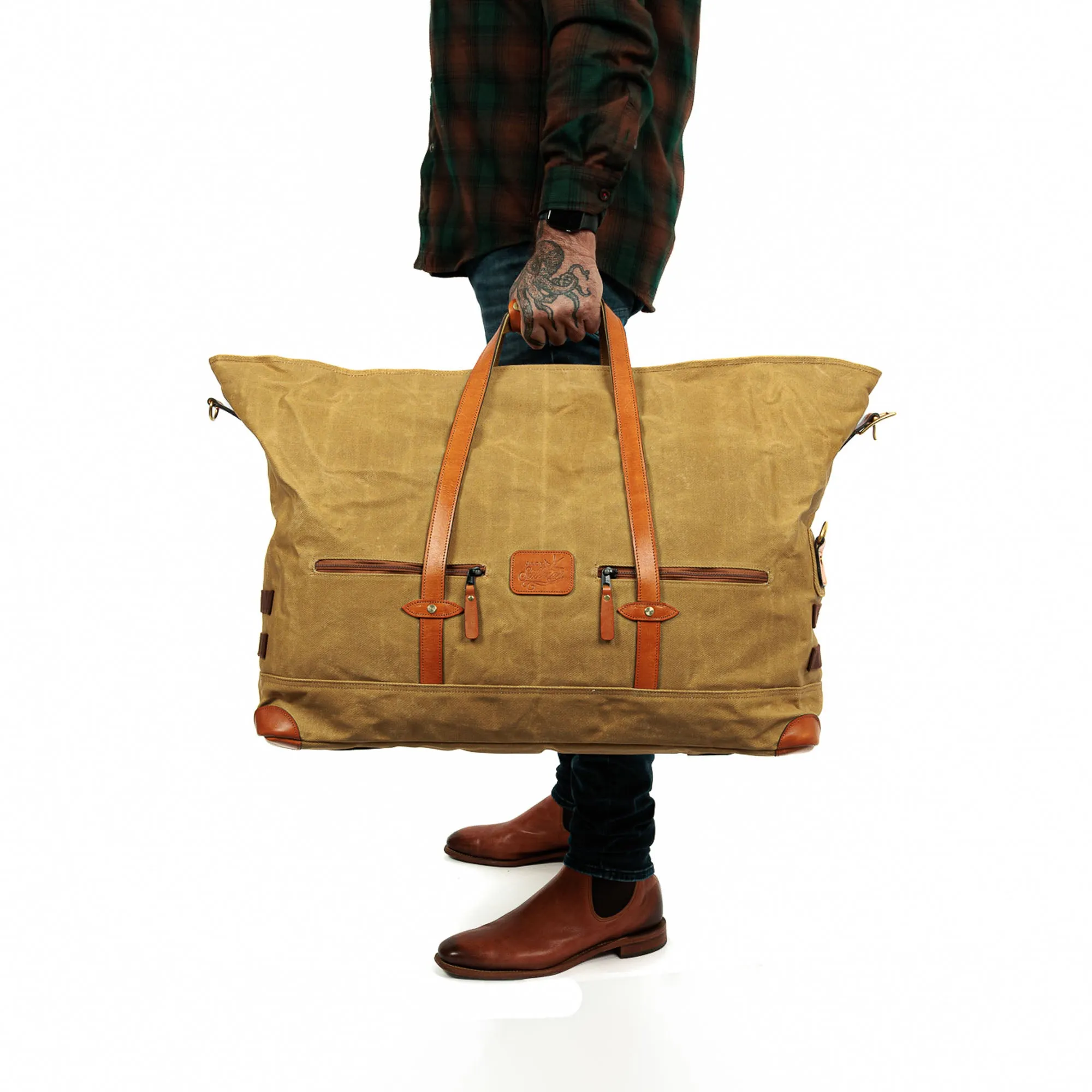 The Expedition Waxed Canvas Duffel Bag
