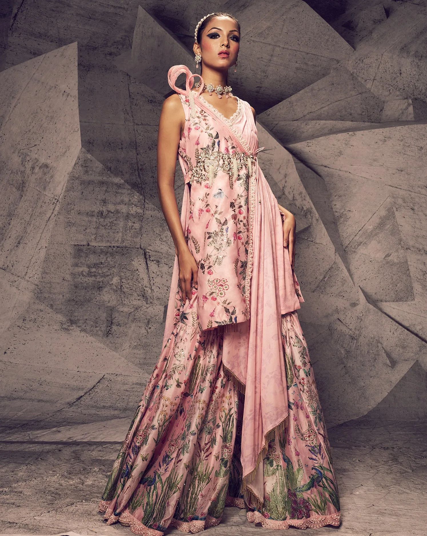 The Pink Kurti Set