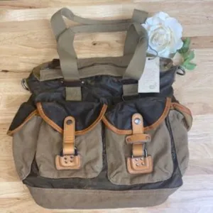 The Same Direction Tapa Two-Tone Canvas Tote