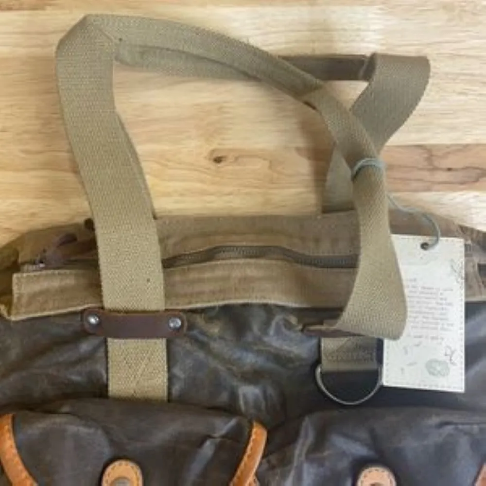 The Same Direction Tapa Two-Tone Canvas Tote