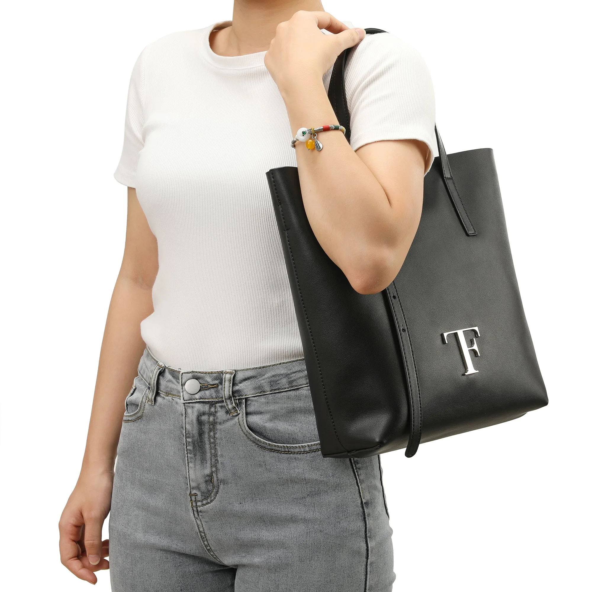 Tiffany & Fred Smooth Leather Tote Bag