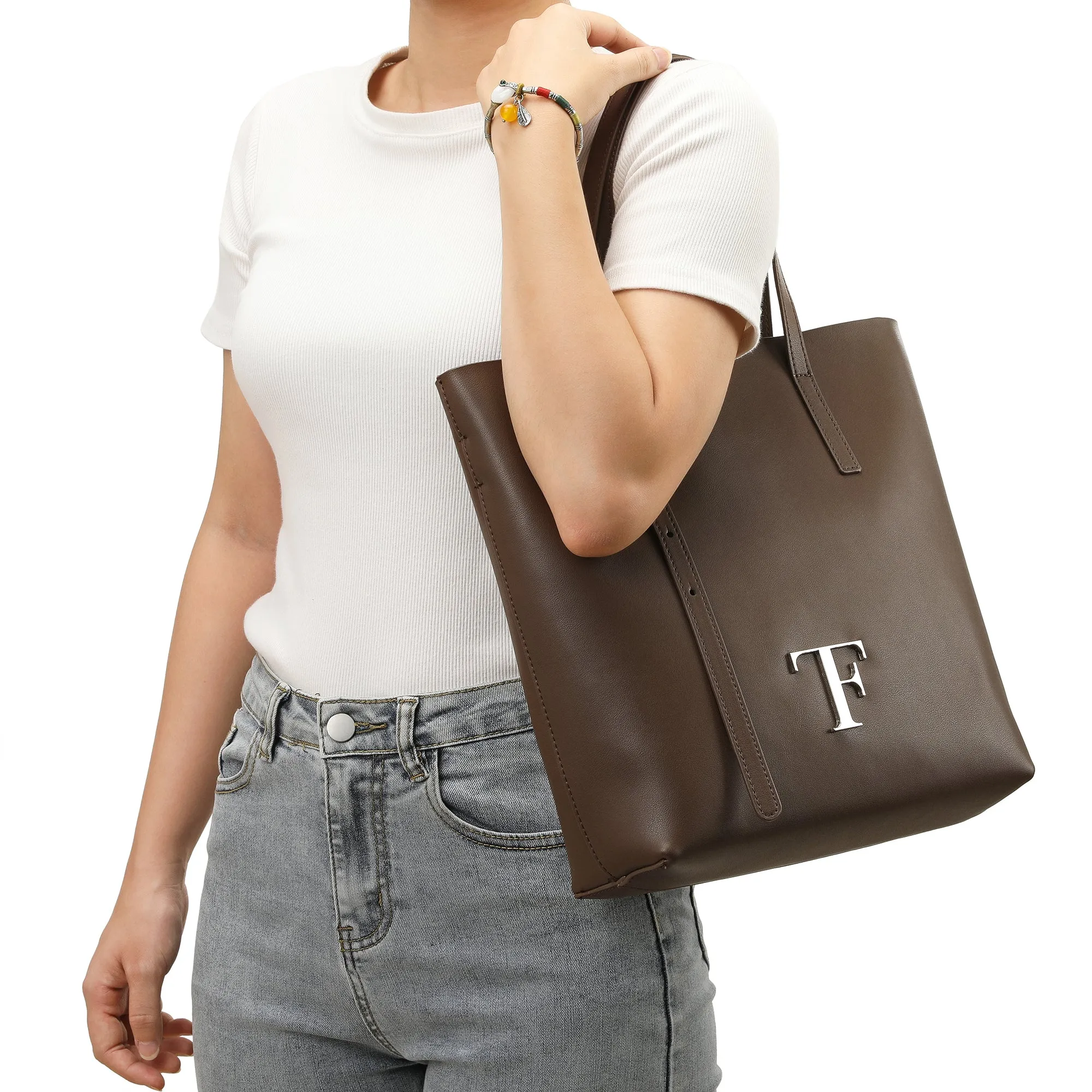 Tiffany & Fred Smooth Leather Tote Bag
