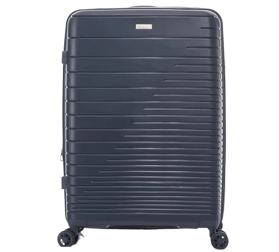 Travel Mate 65cm Hard Shell Zipper 8 Wheel Xbag Trolley Case TSA L-343 B