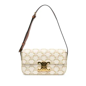 Triomphe Coated Canvas Claude Shoulder Bag