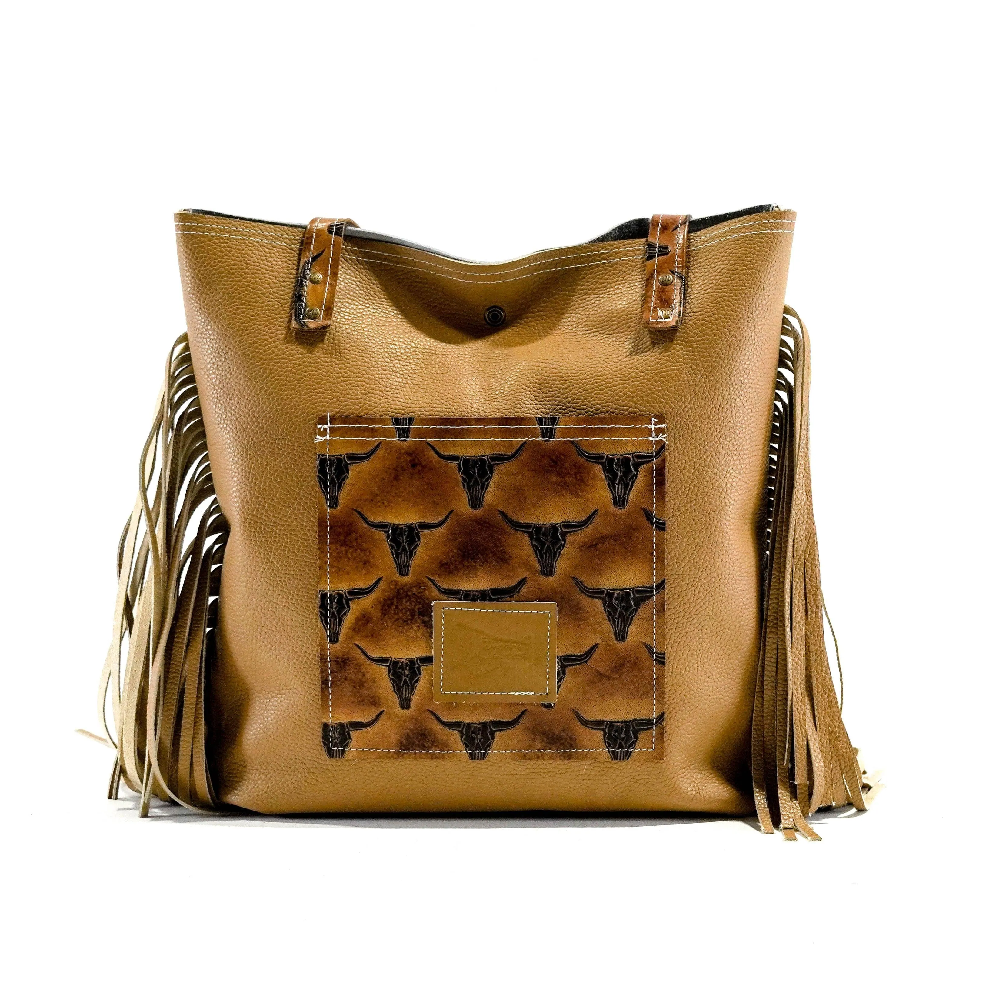 Trisha - Longhorn w/ Sepia Skulls
