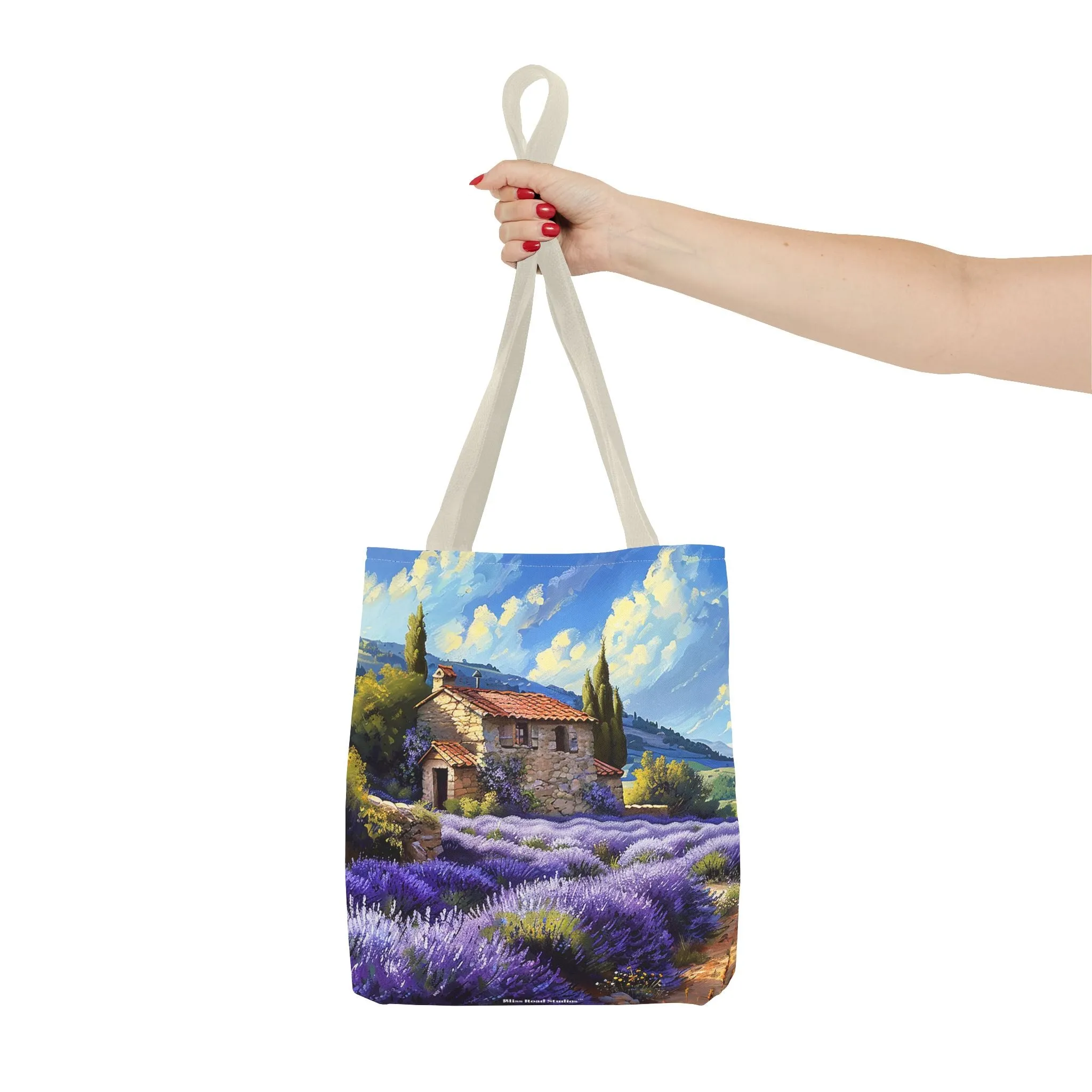Tuscan Lavender Dreams Tote Bag - Carry a Slice of the French Countryside! Available in 3 sizes.