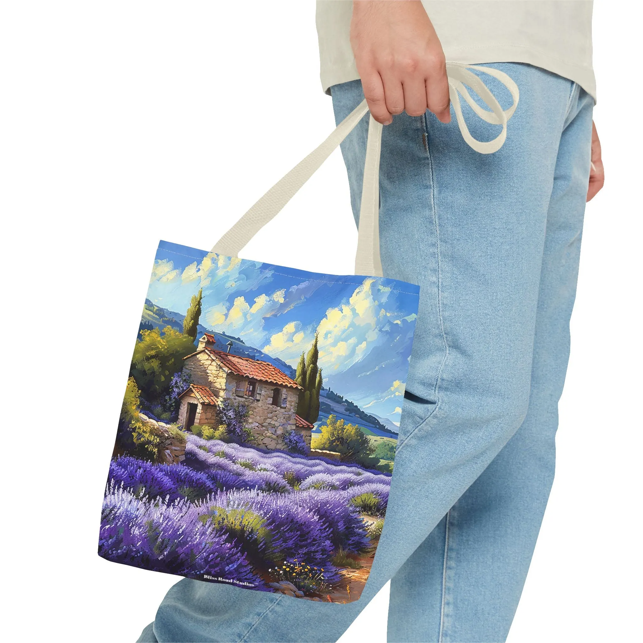 Tuscan Lavender Dreams Tote Bag - Carry a Slice of the French Countryside! Available in 3 sizes.