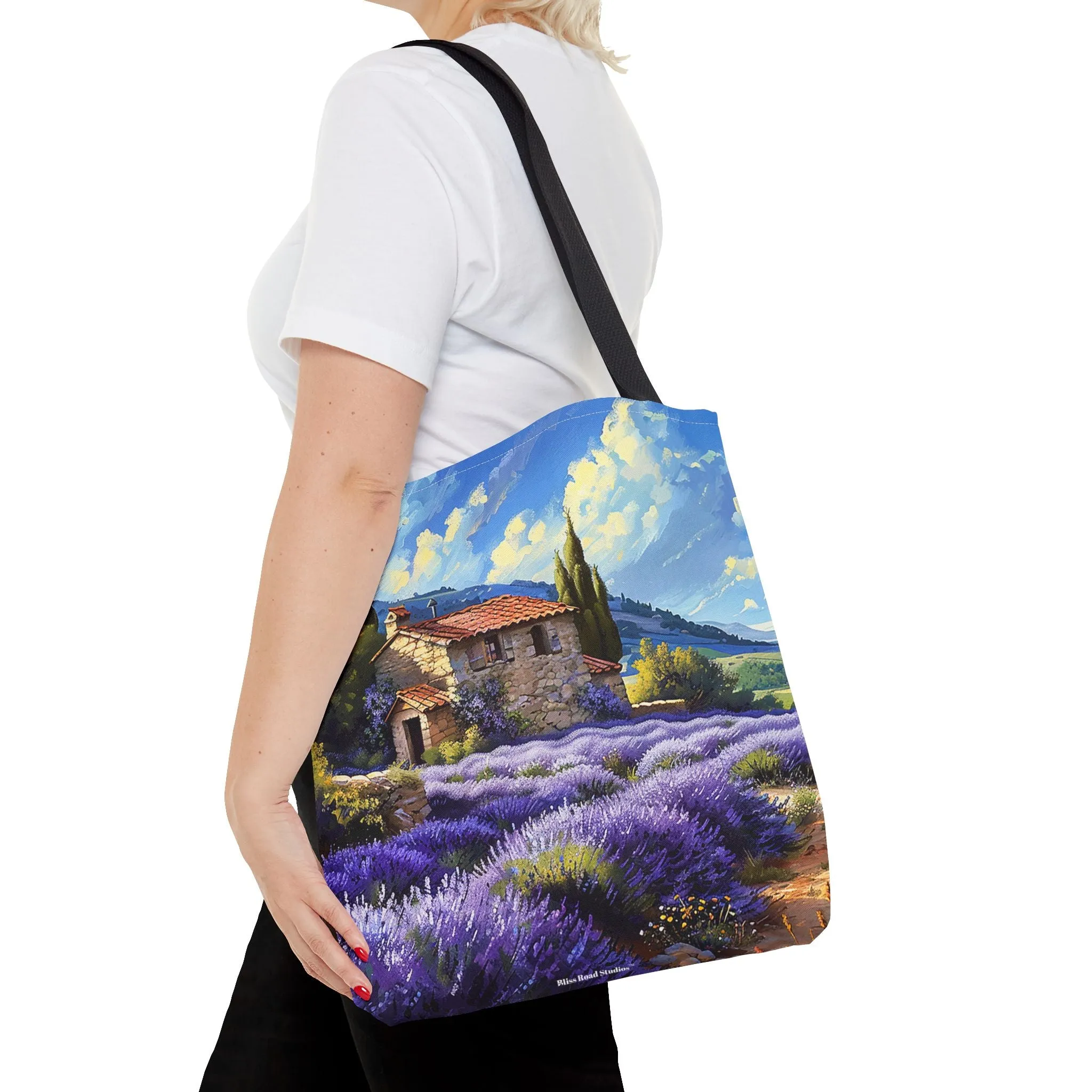 Tuscan Lavender Dreams Tote Bag - Carry a Slice of the French Countryside! Available in 3 sizes.