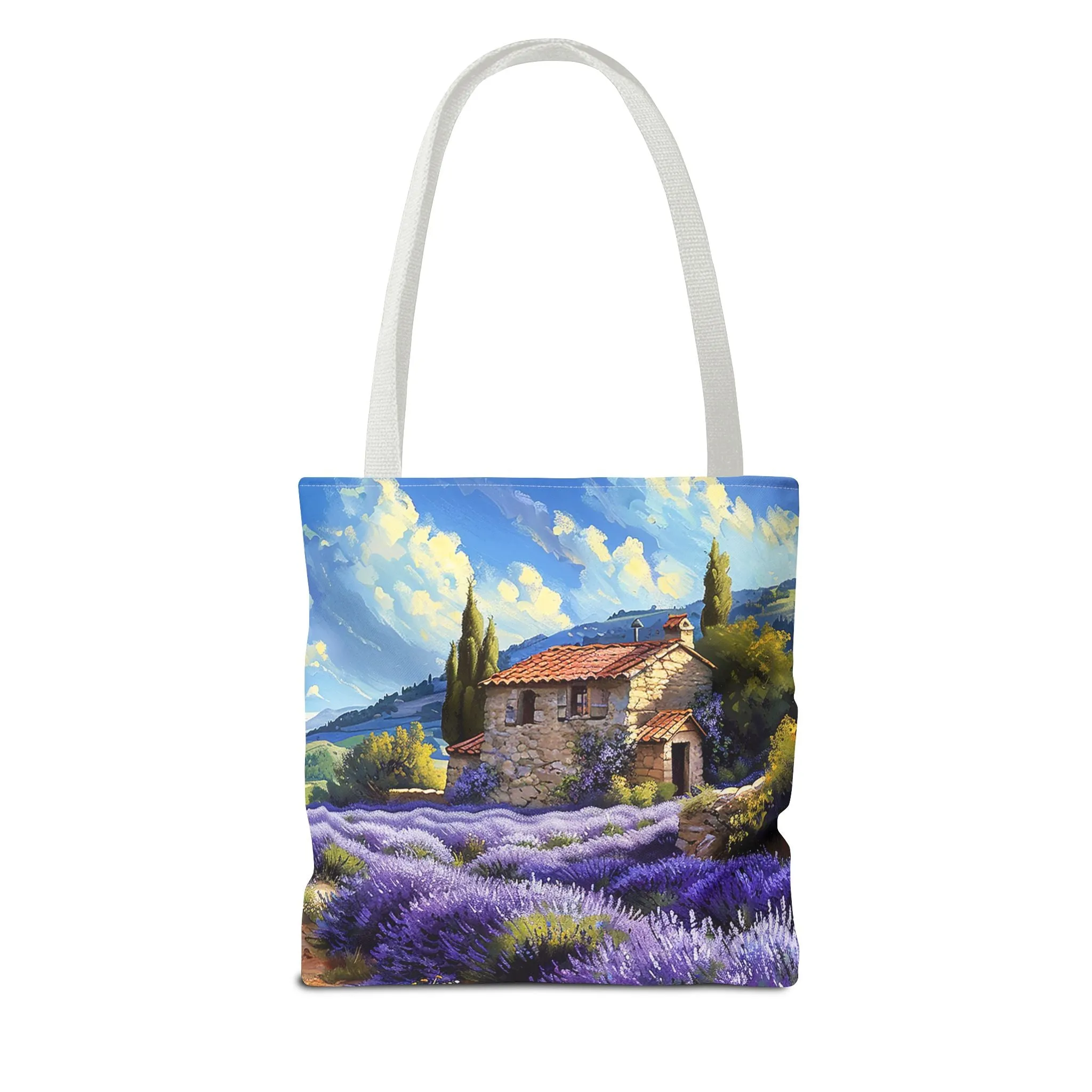 Tuscan Lavender Dreams Tote Bag - Carry a Slice of the French Countryside! Available in 3 sizes.