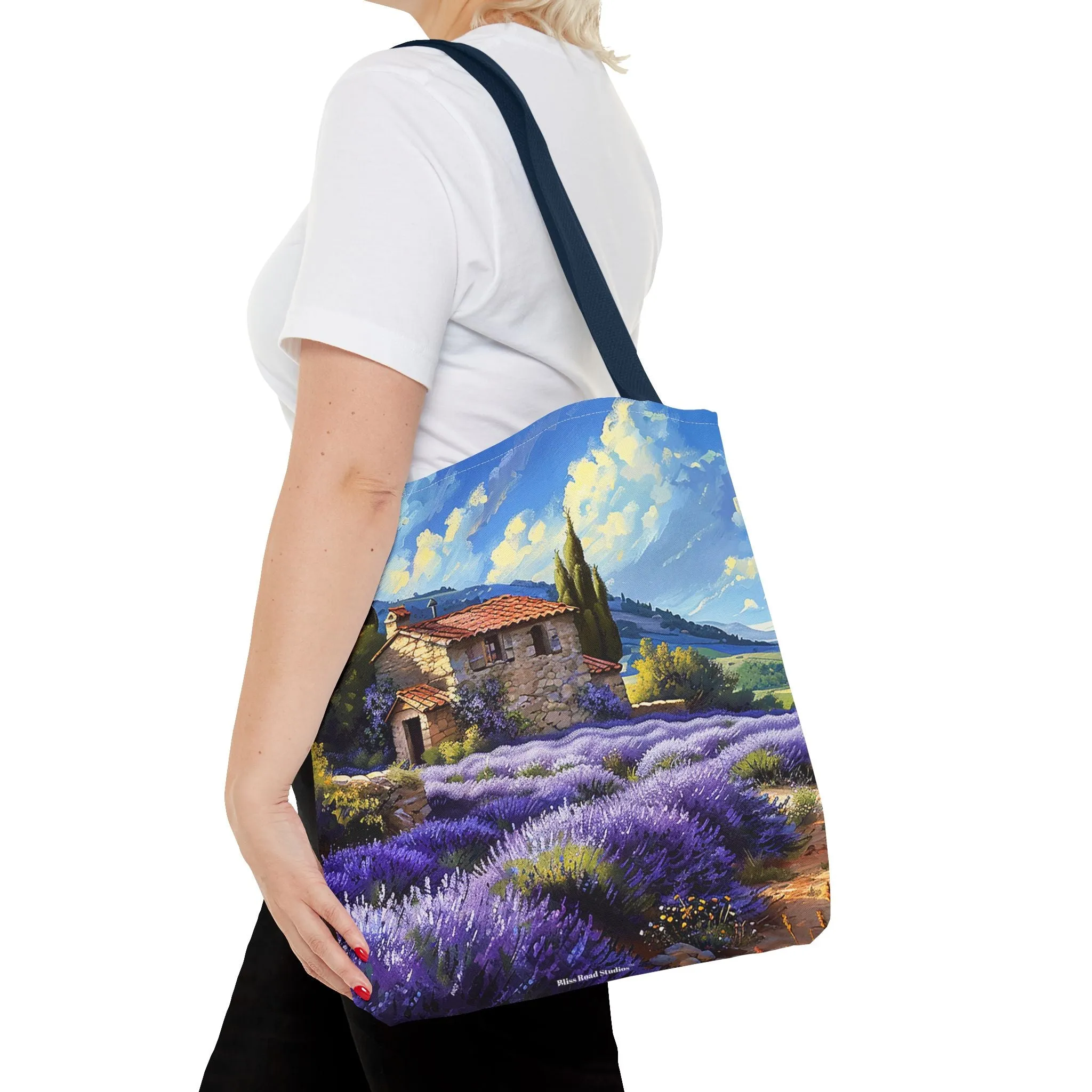 Tuscan Lavender Dreams Tote Bag - Carry a Slice of the French Countryside! Available in 3 sizes.