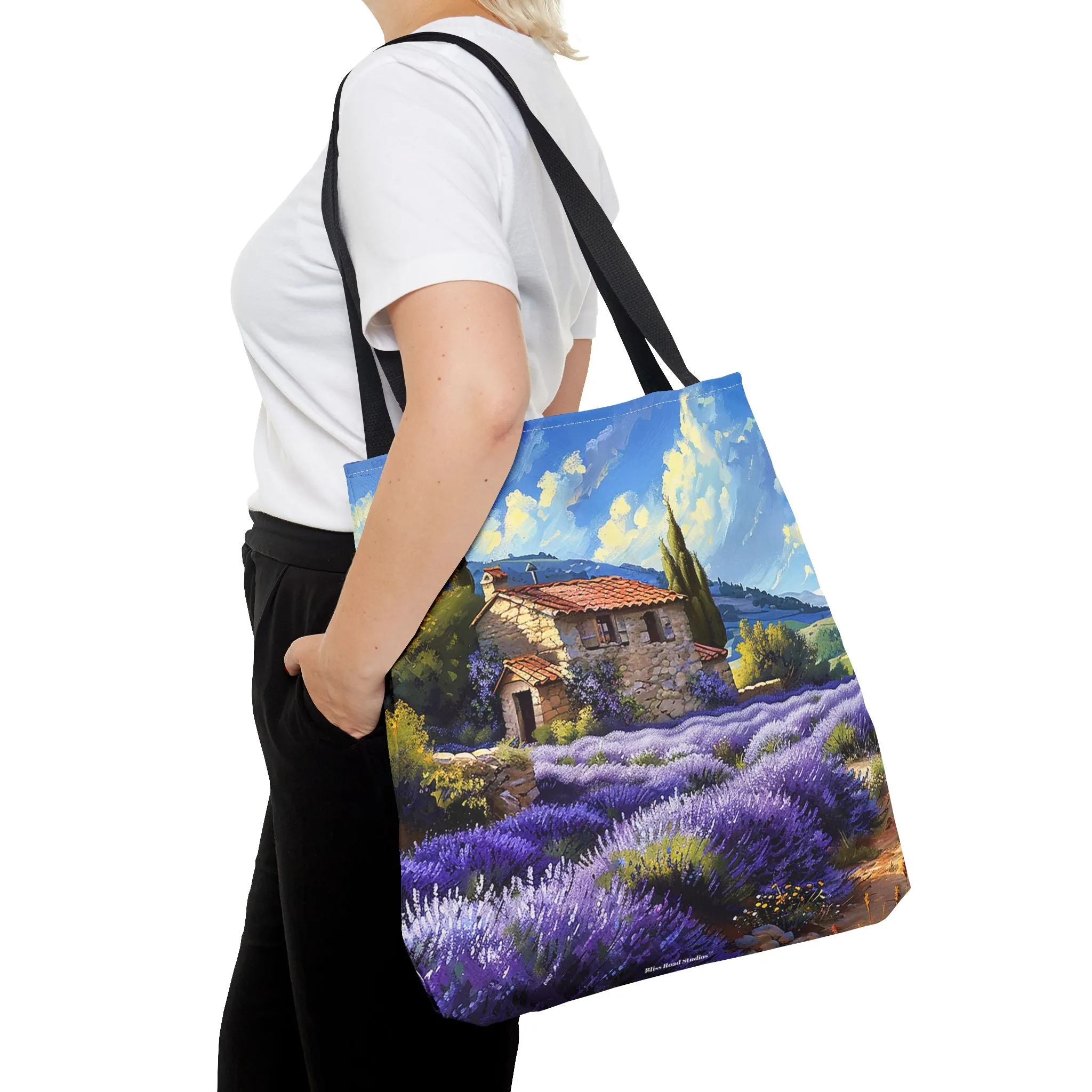 Tuscan Lavender Dreams Tote Bag - Carry a Slice of the French Countryside! Available in 3 sizes.