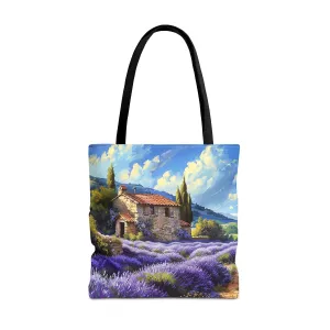Tuscan Lavender Dreams Tote Bag - Carry a Slice of the French Countryside! Available in 3 sizes.
