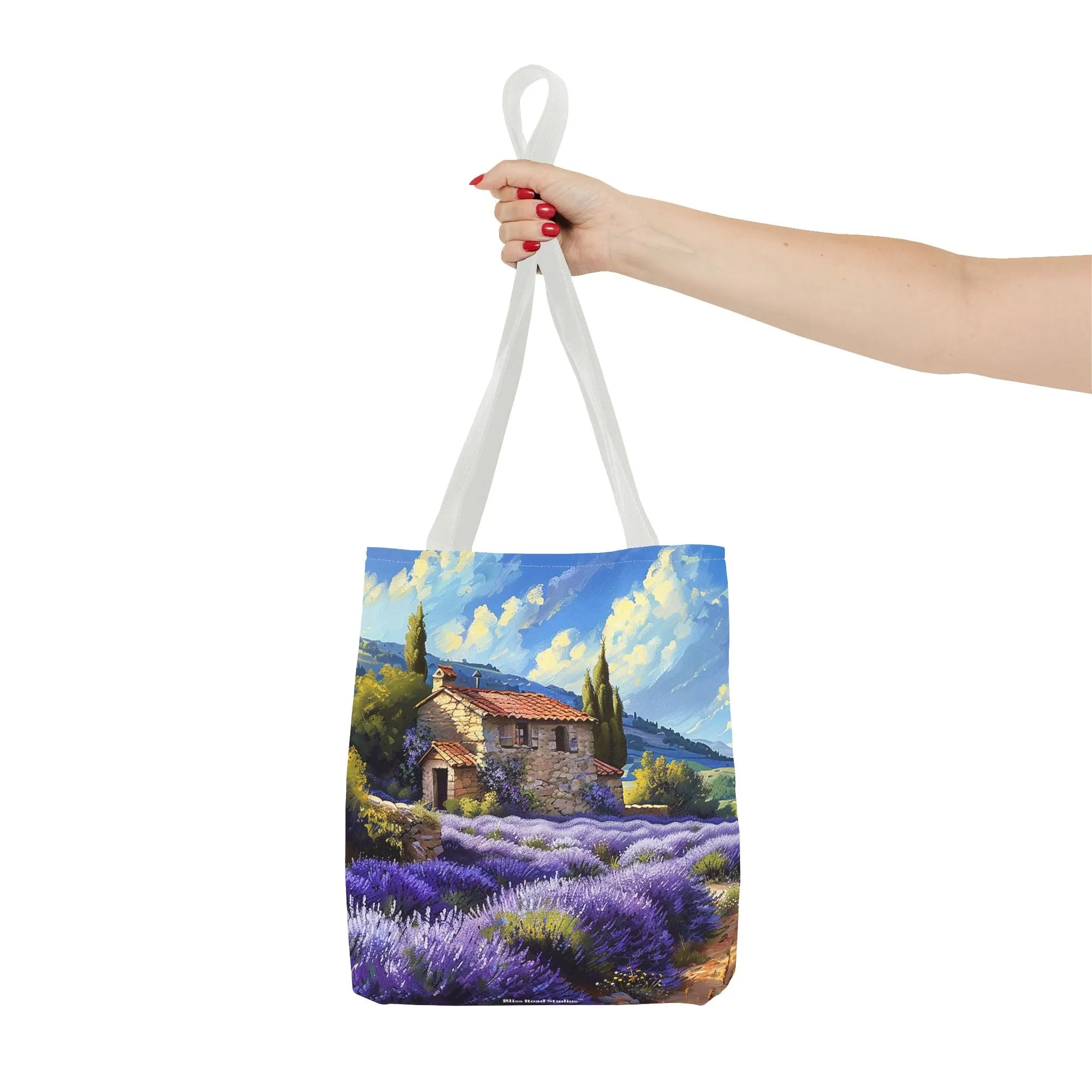 Tuscan Lavender Dreams Tote Bag - Carry a Slice of the French Countryside! Available in 3 sizes.
