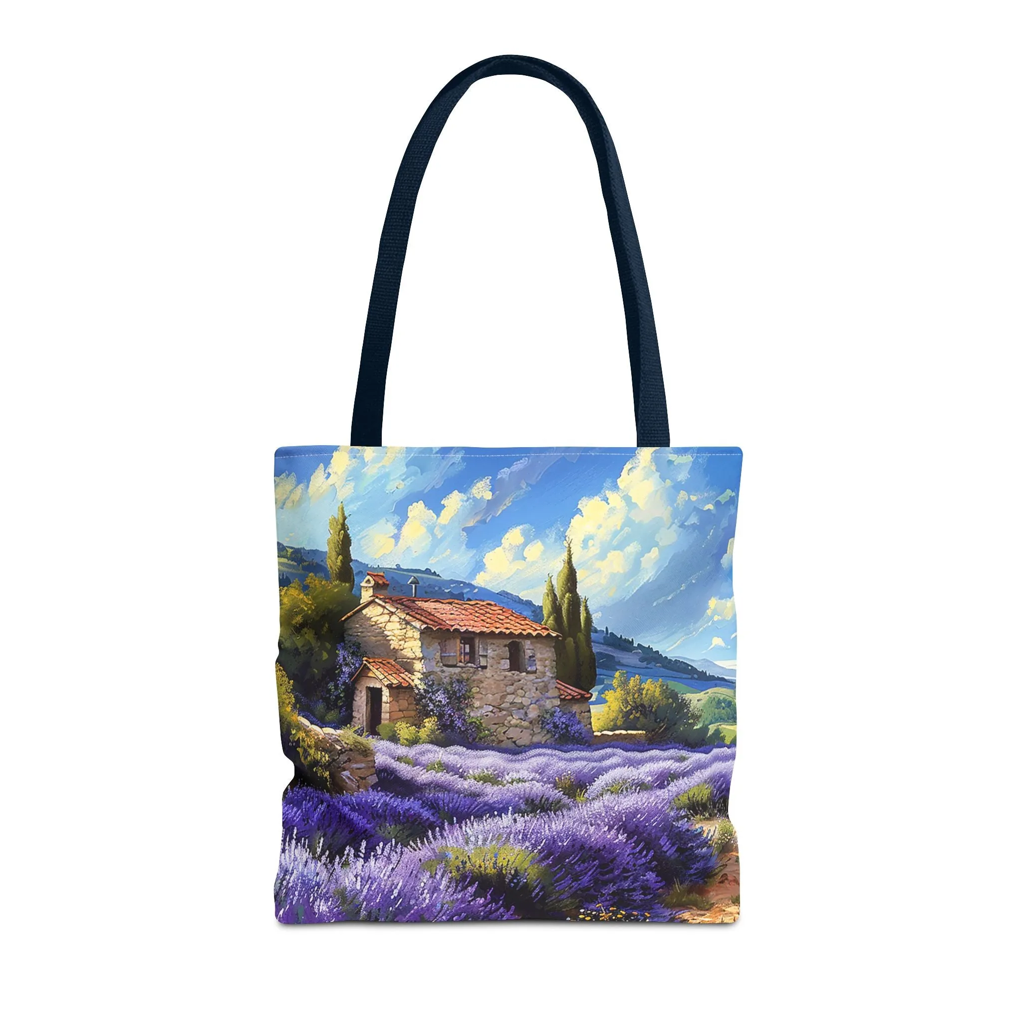 Tuscan Lavender Dreams Tote Bag - Carry a Slice of the French Countryside! Available in 3 sizes.