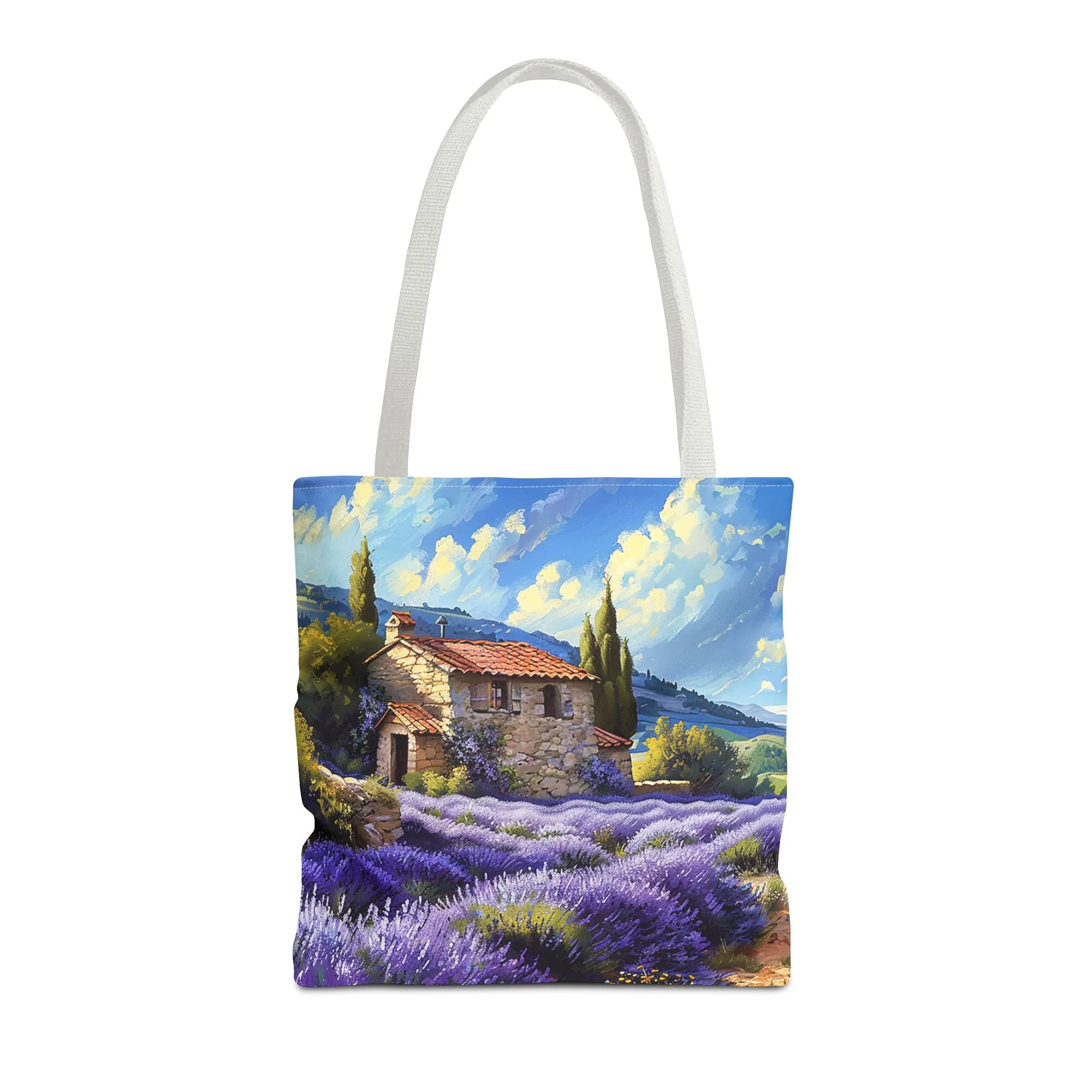 Tuscan Lavender Dreams Tote Bag - Carry a Slice of the French Countryside! Available in 3 sizes.