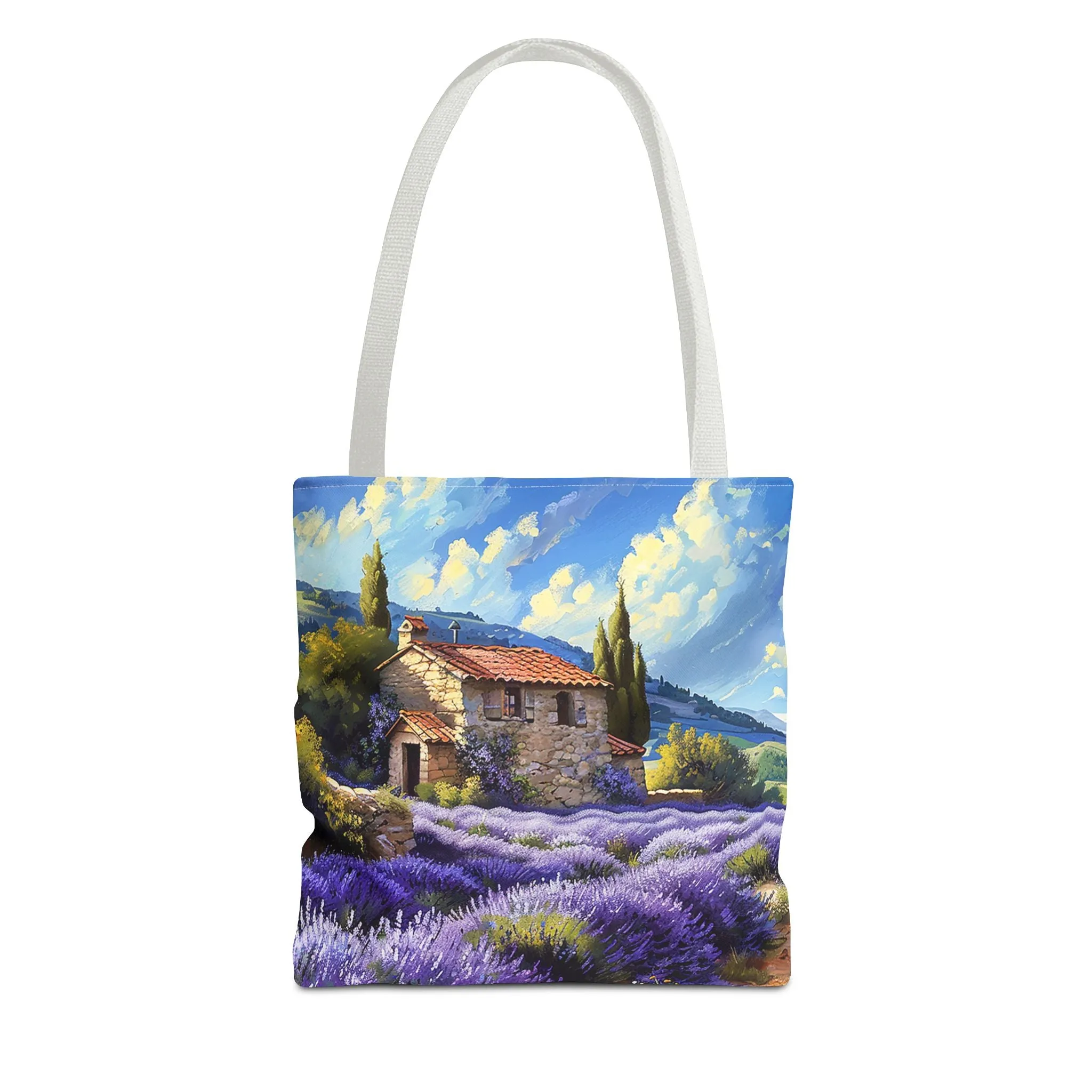 Tuscan Lavender Dreams Tote Bag - Carry a Slice of the French Countryside! Available in 3 sizes.