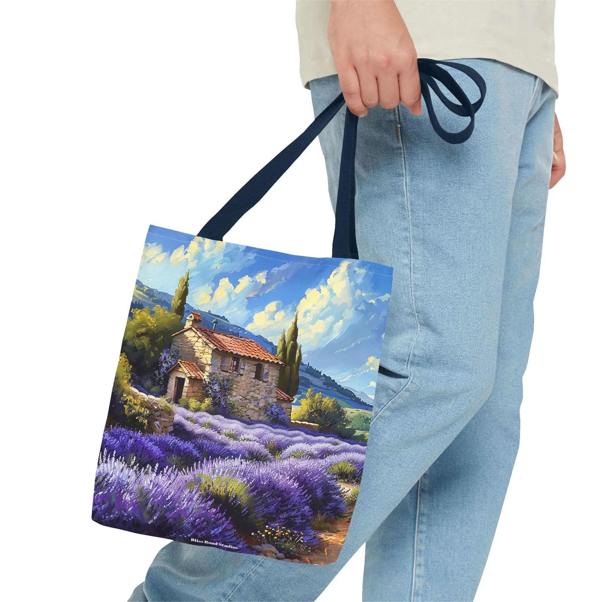 Tuscan Lavender Dreams Tote Bag - Carry a Slice of the French Countryside! Available in 3 sizes.