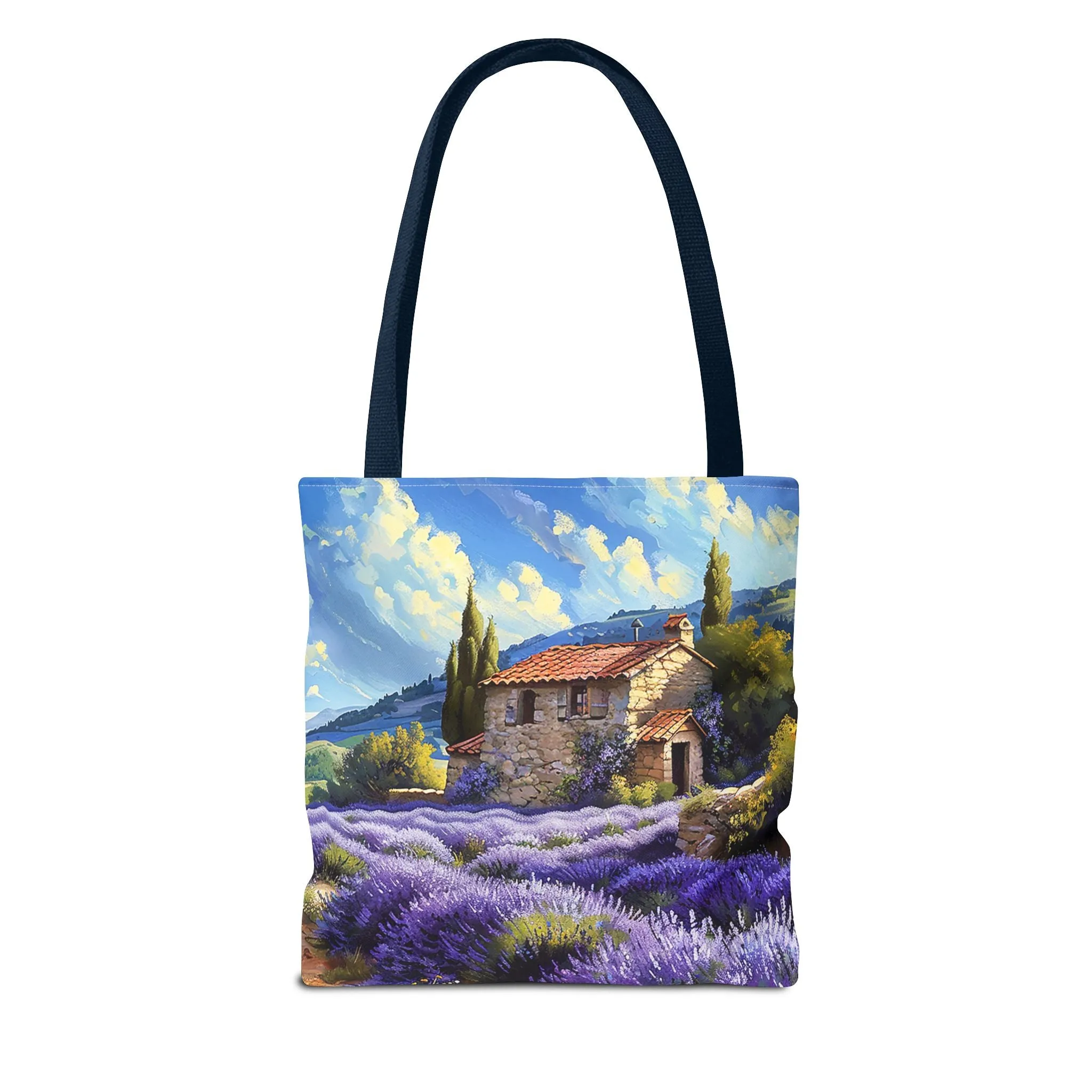 Tuscan Lavender Dreams Tote Bag - Carry a Slice of the French Countryside! Available in 3 sizes.