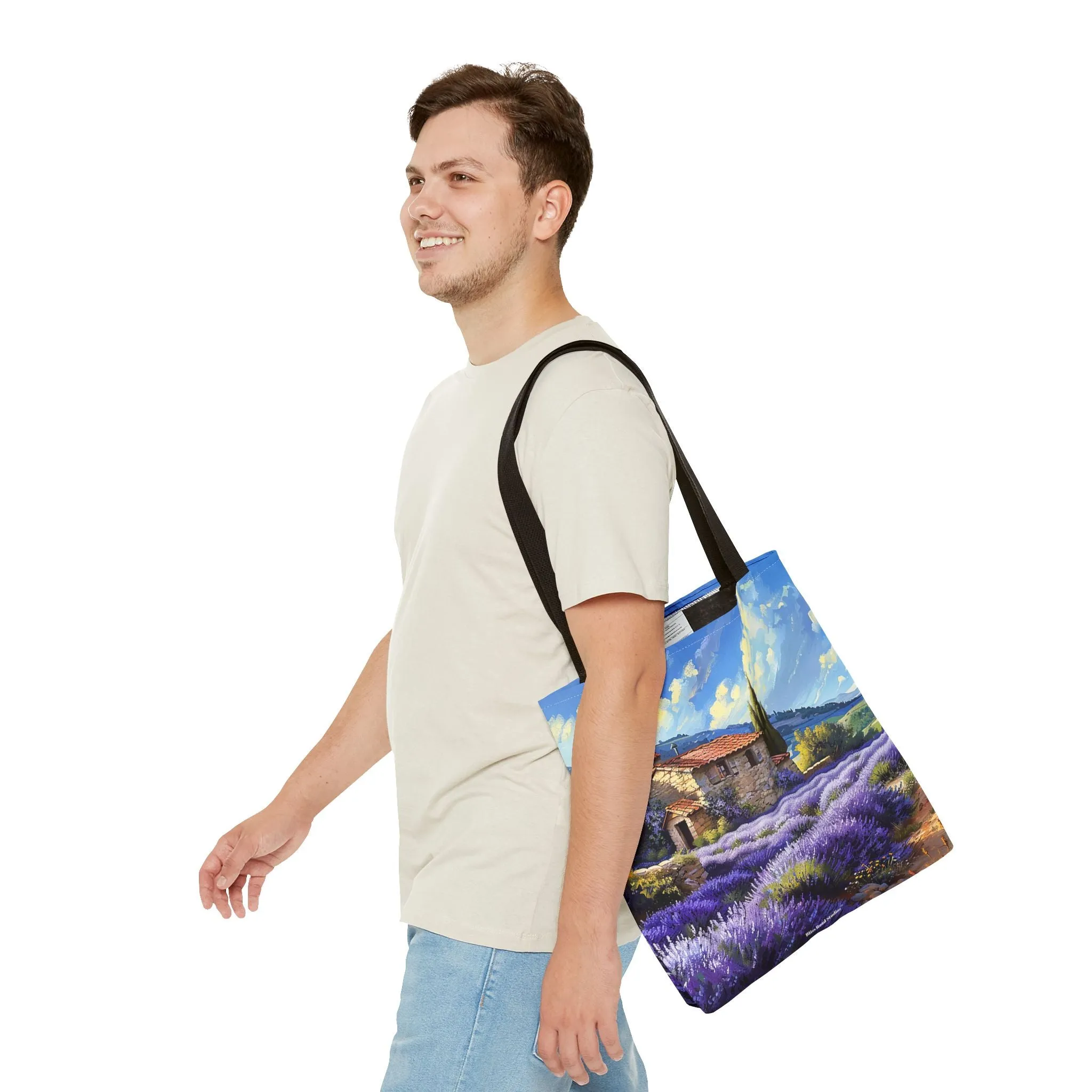 Tuscan Lavender Dreams Tote Bag - Carry a Slice of the French Countryside! Available in 3 sizes.