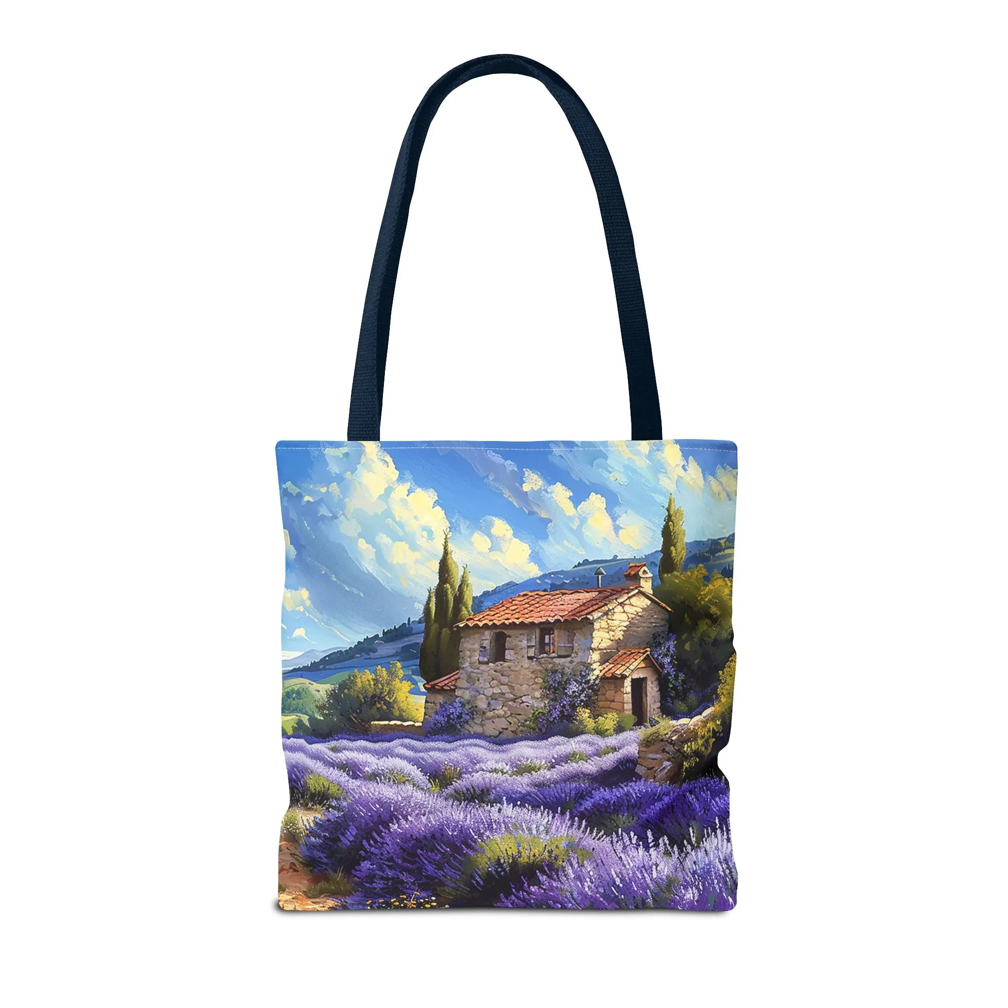 Tuscan Lavender Dreams Tote Bag - Carry a Slice of the French Countryside! Available in 3 sizes.