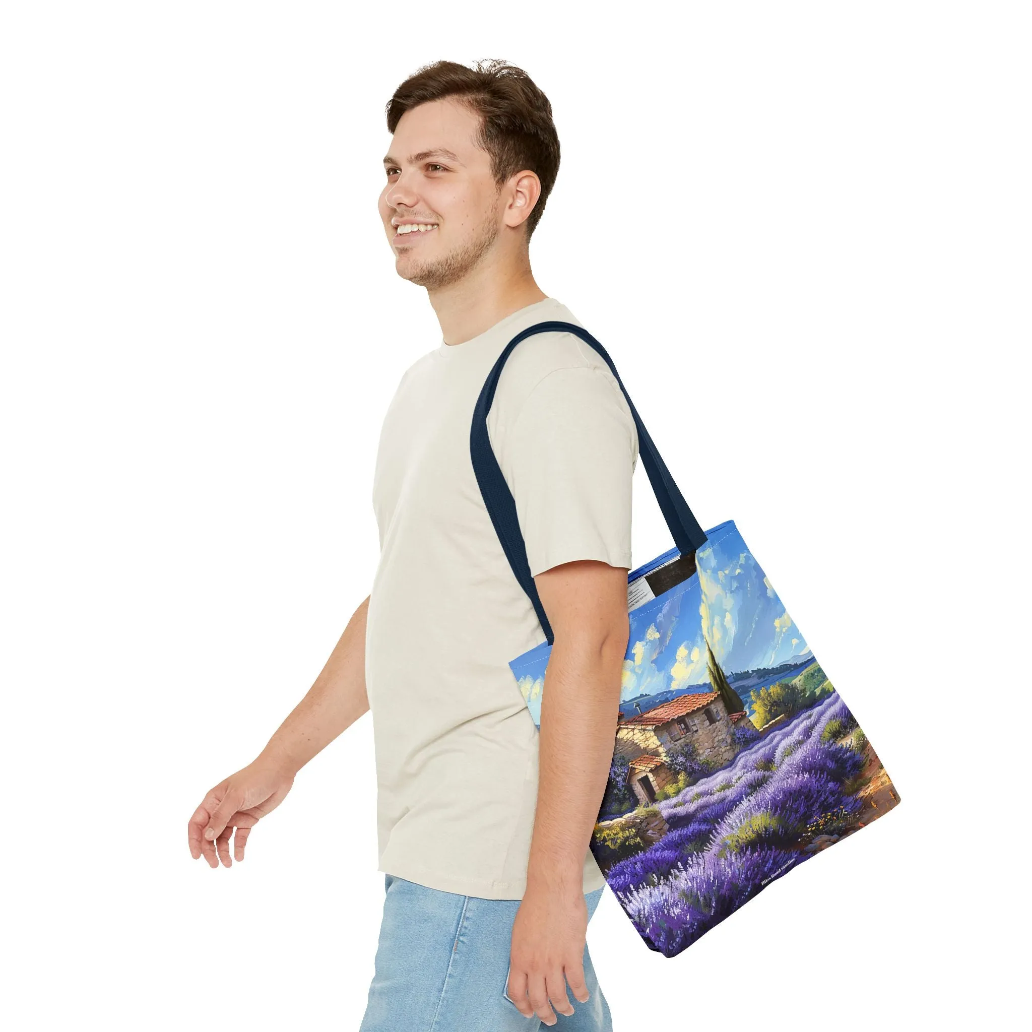 Tuscan Lavender Dreams Tote Bag - Carry a Slice of the French Countryside! Available in 3 sizes.