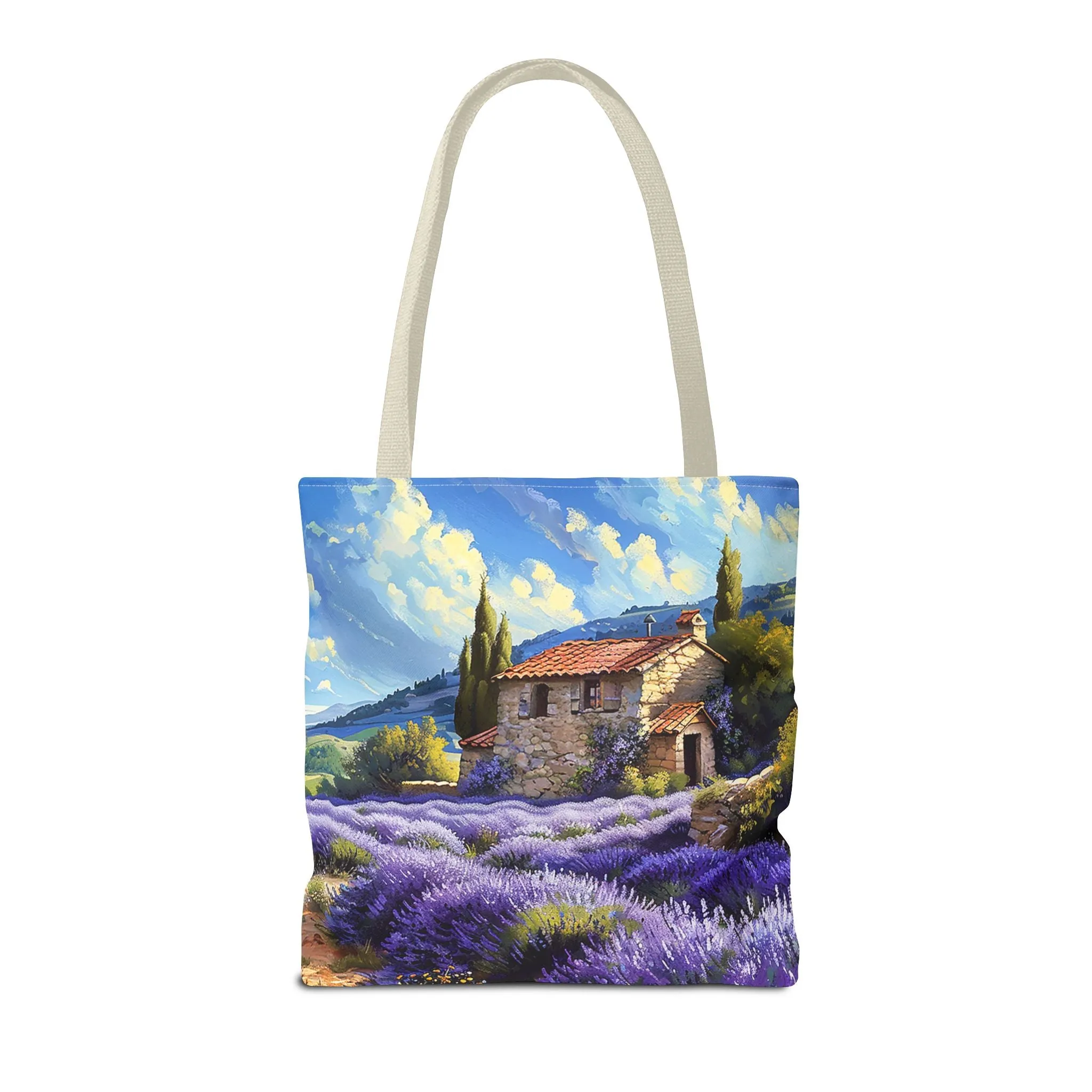 Tuscan Lavender Dreams Tote Bag - Carry a Slice of the French Countryside! Available in 3 sizes.