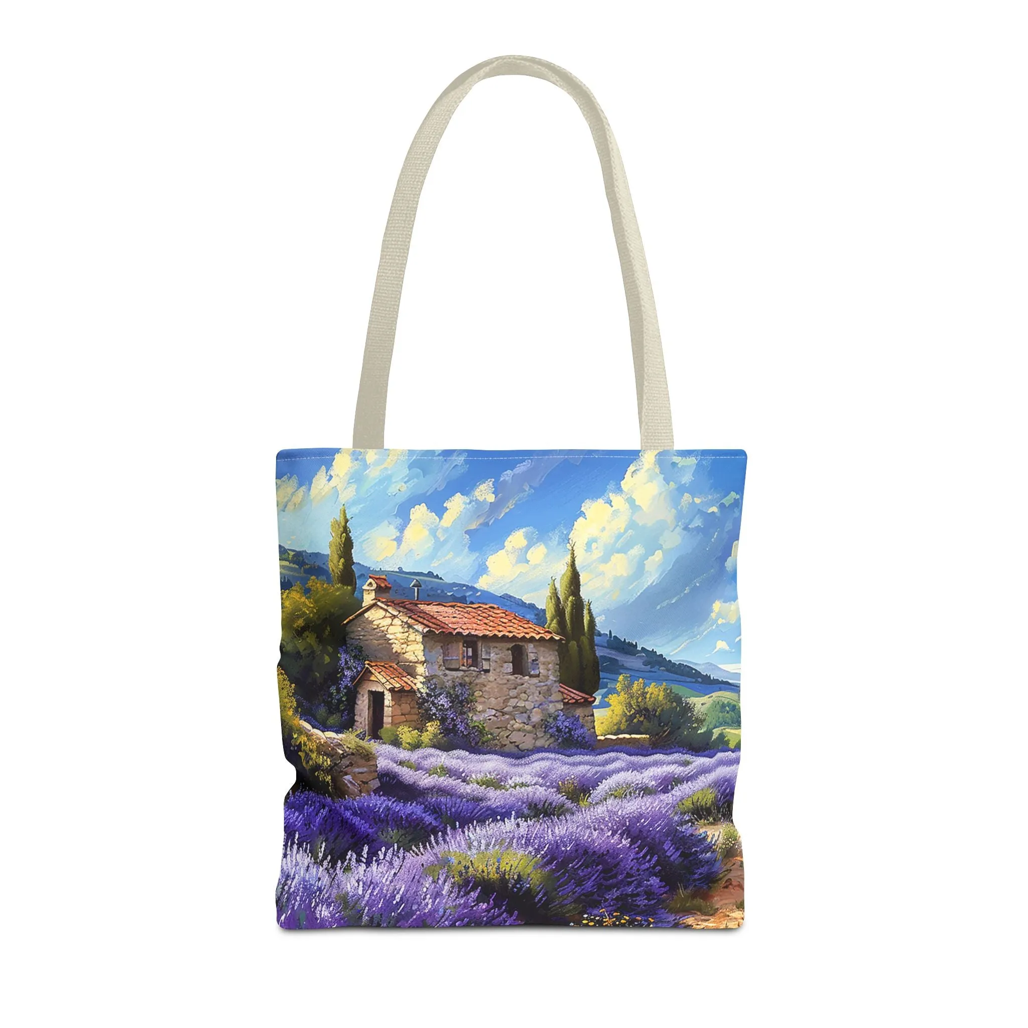 Tuscan Lavender Dreams Tote Bag - Carry a Slice of the French Countryside! Available in 3 sizes.