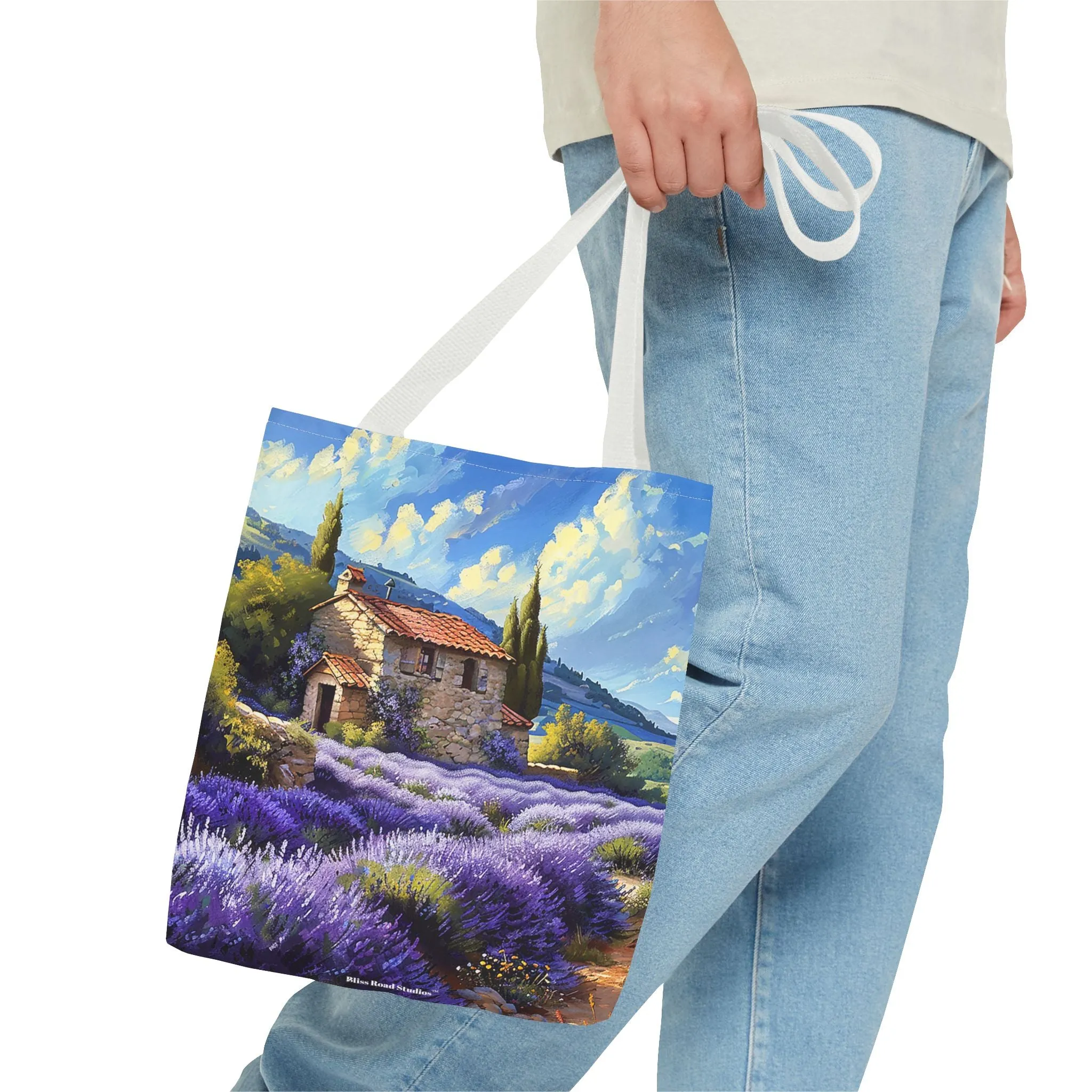 Tuscan Lavender Dreams Tote Bag - Carry a Slice of the French Countryside! Available in 3 sizes.