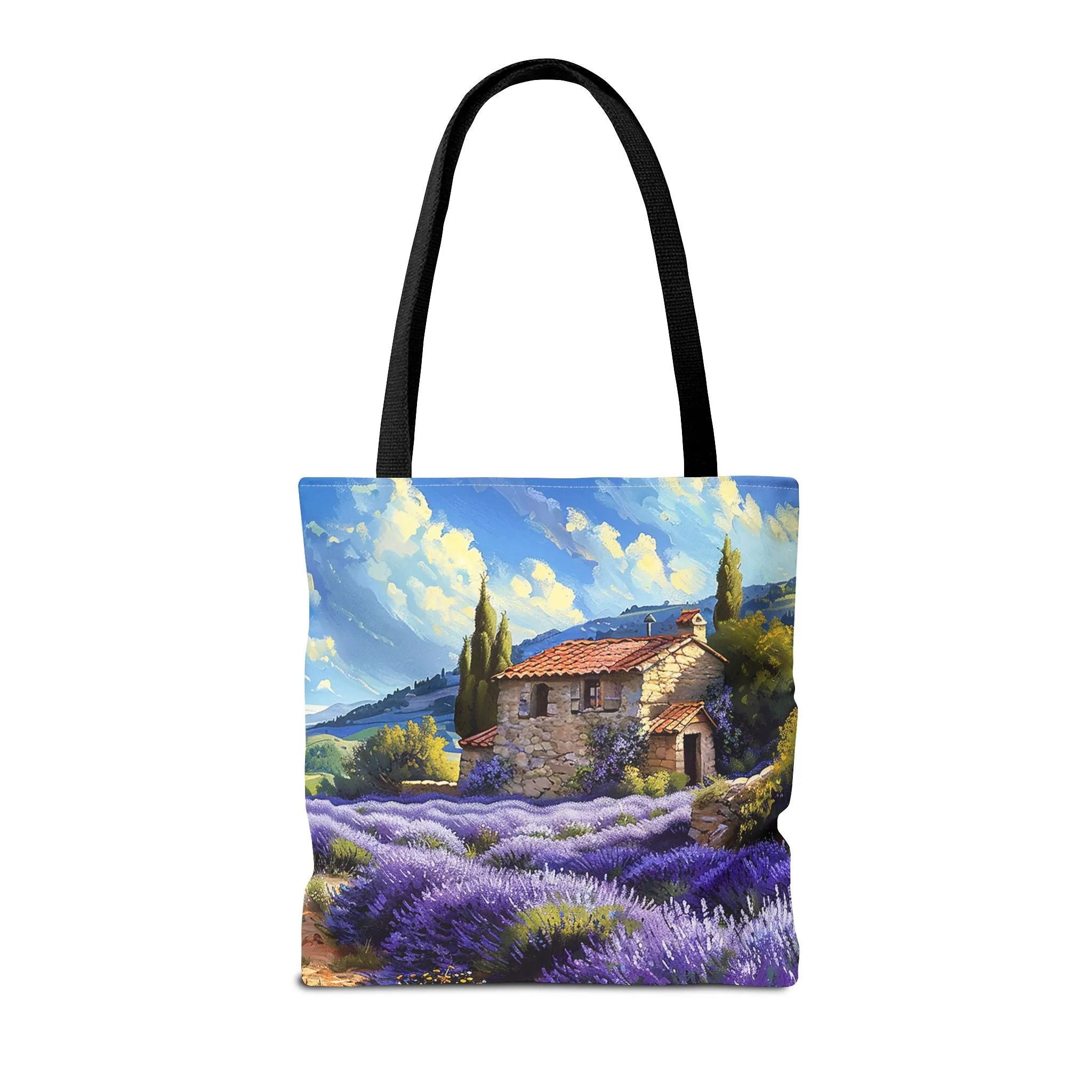 Tuscan Lavender Dreams Tote Bag - Carry a Slice of the French Countryside! Available in 3 sizes.