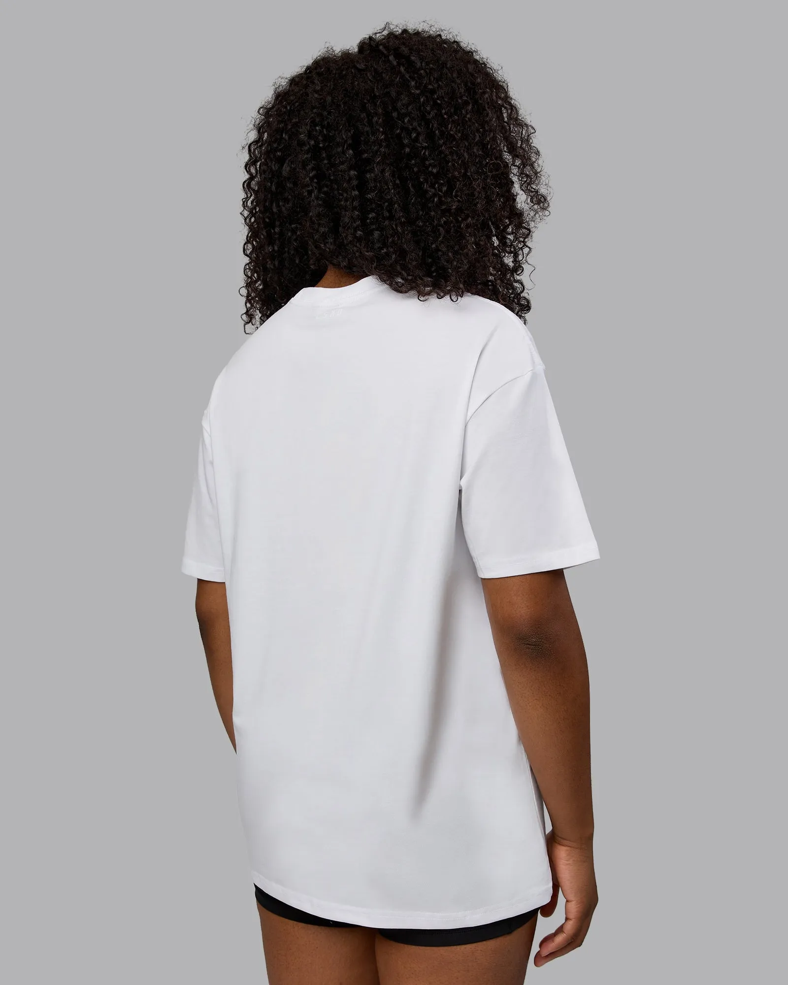 Unisex Motion FLXCotton Tee Oversize - White-React Print