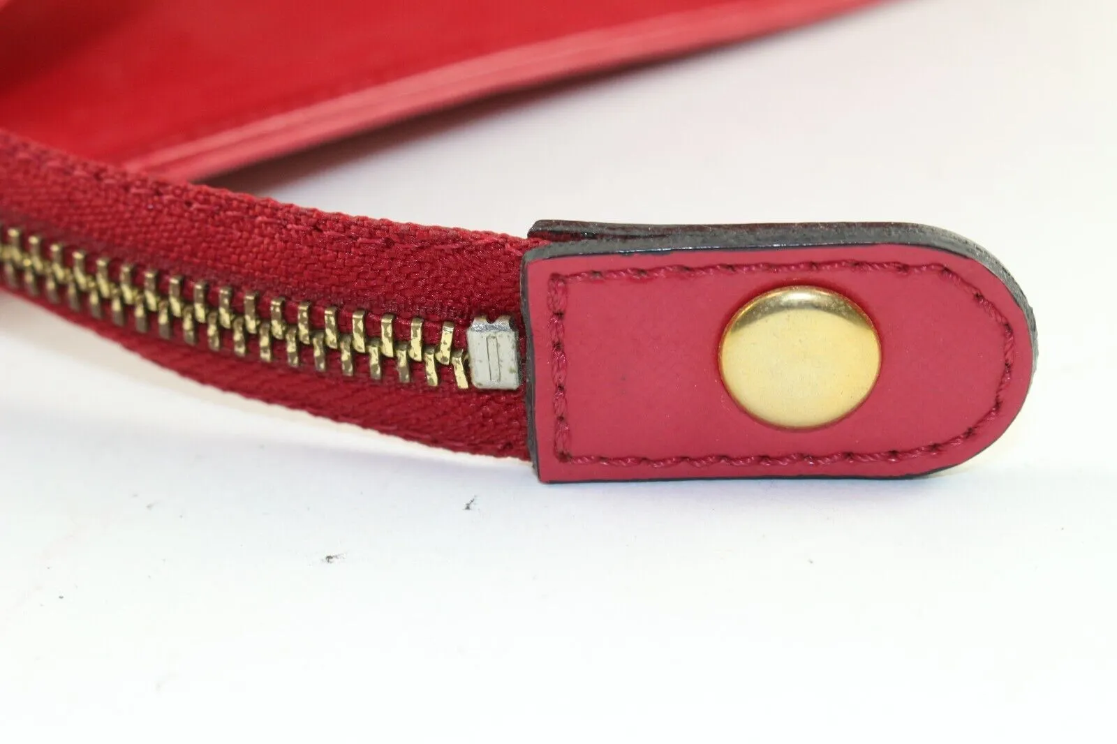 Versace Red Leather Charm Tote 5VER1214K