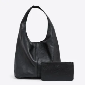 Vestirsi - Scarlett Leather Hobo Black